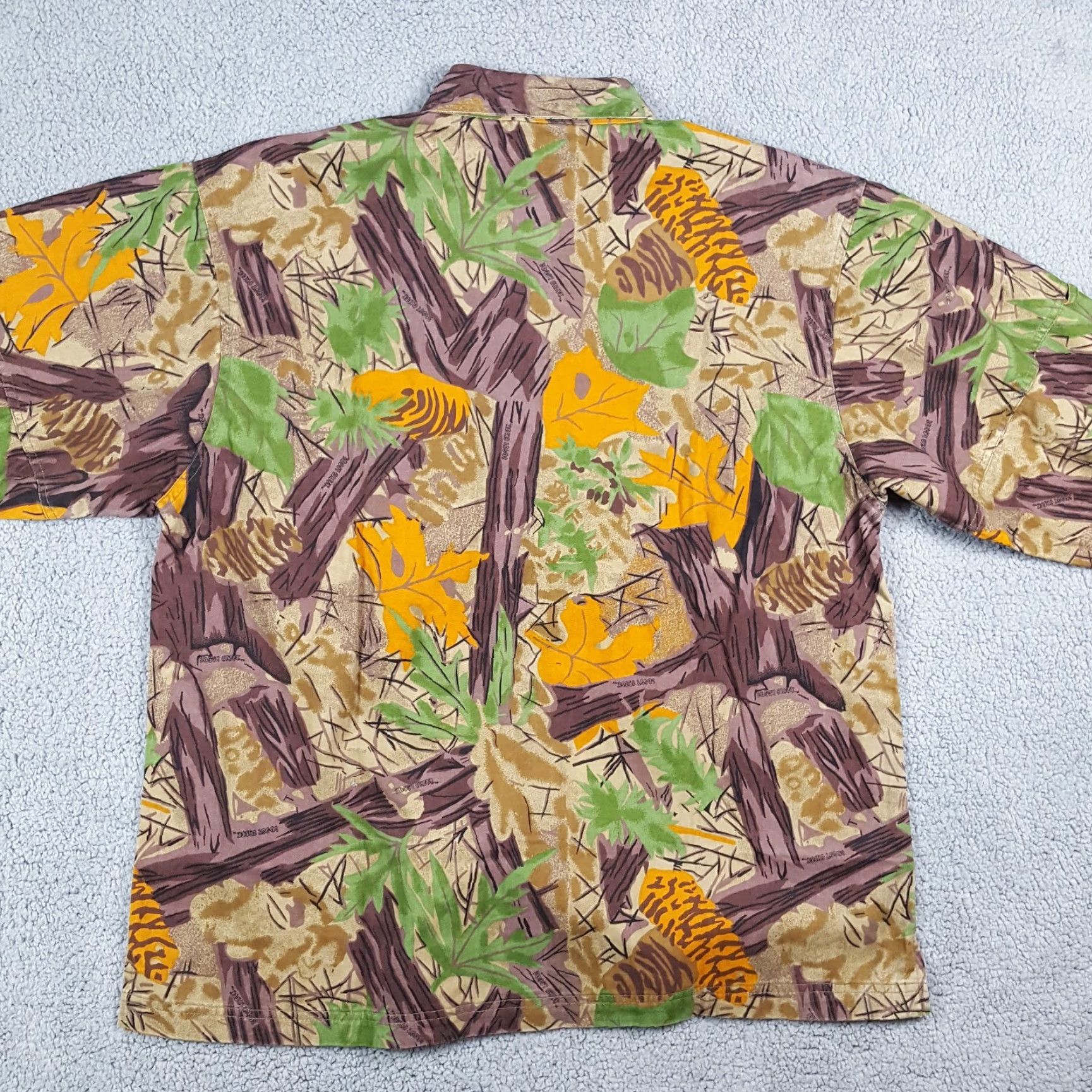 Vintage VINTAGE Boggy Creek Men’s Camouflage Button-Up Shirt Fall 90s Y2K Outdoor Hunting Casual Large Size US M / EU 48-50 / 2 - 4 Thumbnail