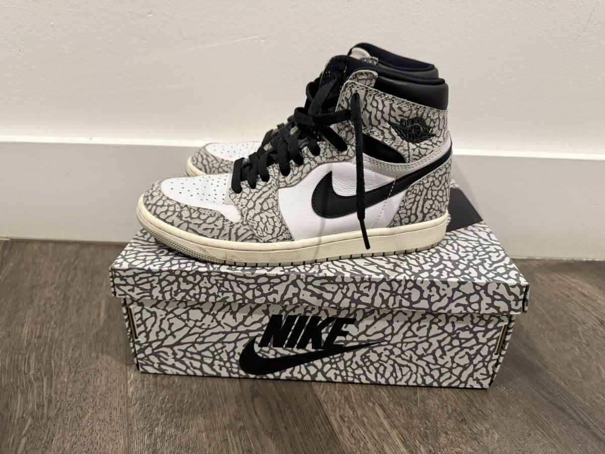 Jordan Brand × Nike Jordan 1 Retro High - White Cement Size US 7 / EU 40 - 2 Thumbnail