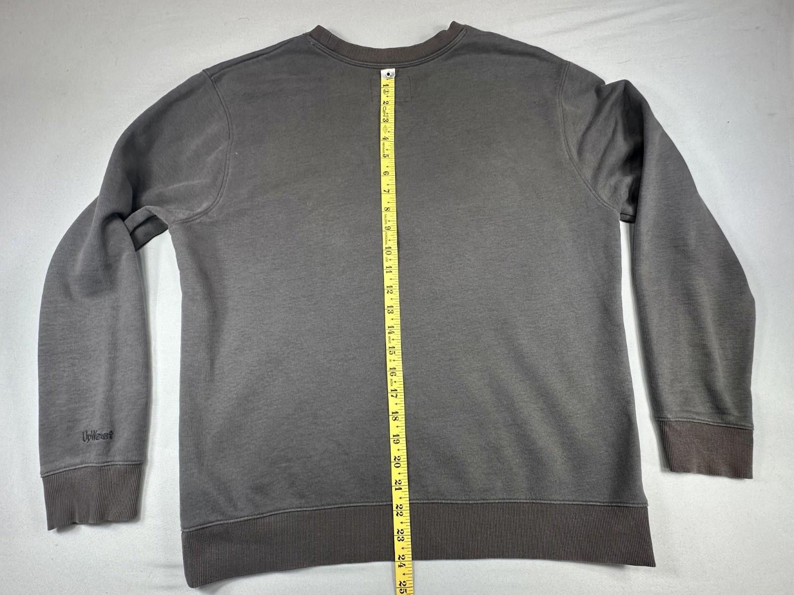 Designer UpWest Resort & Mercantile Men S Gray Embroidered Sweatshirt Size US S / EU 44-46 / 1 - 3 Thumbnail