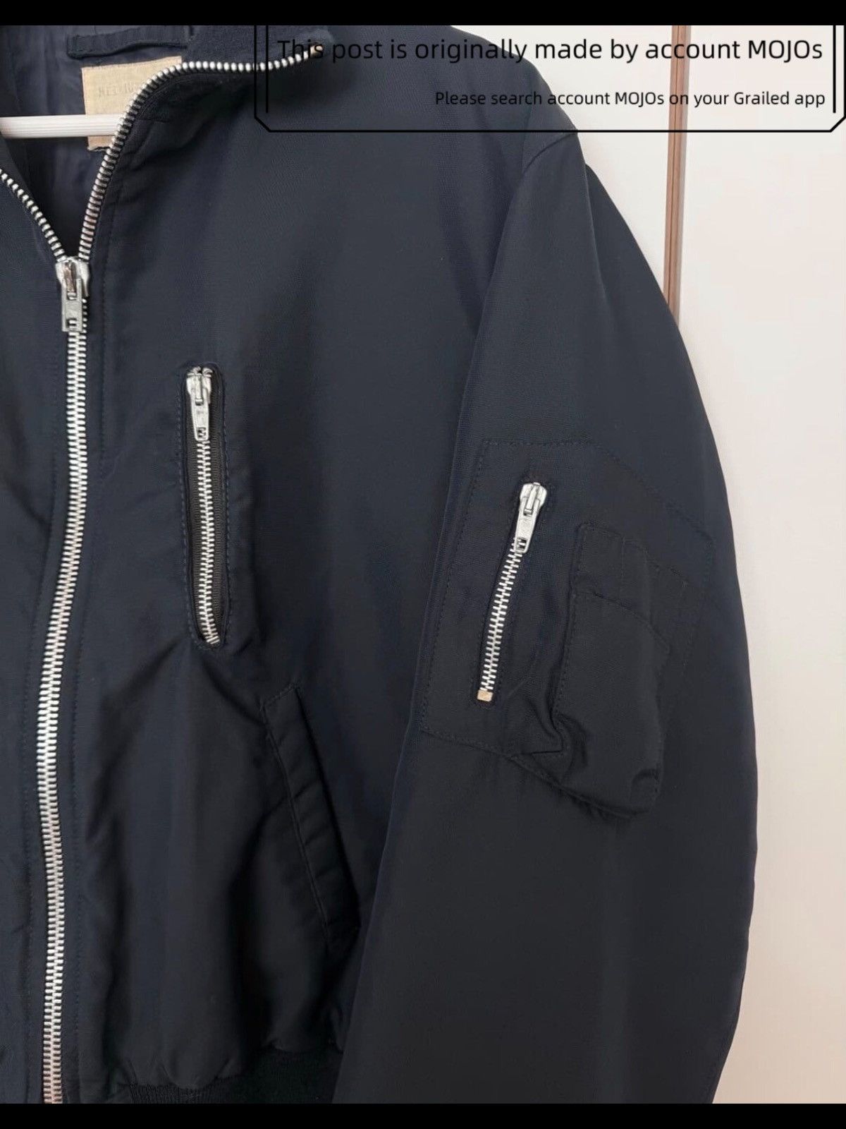Helmut Lang Sz 48 Helmut Lang 98AW Padded Bomber Flight Jacket mojos61 Size US M / EU 48-50 / 2 - 3 Thumbnail