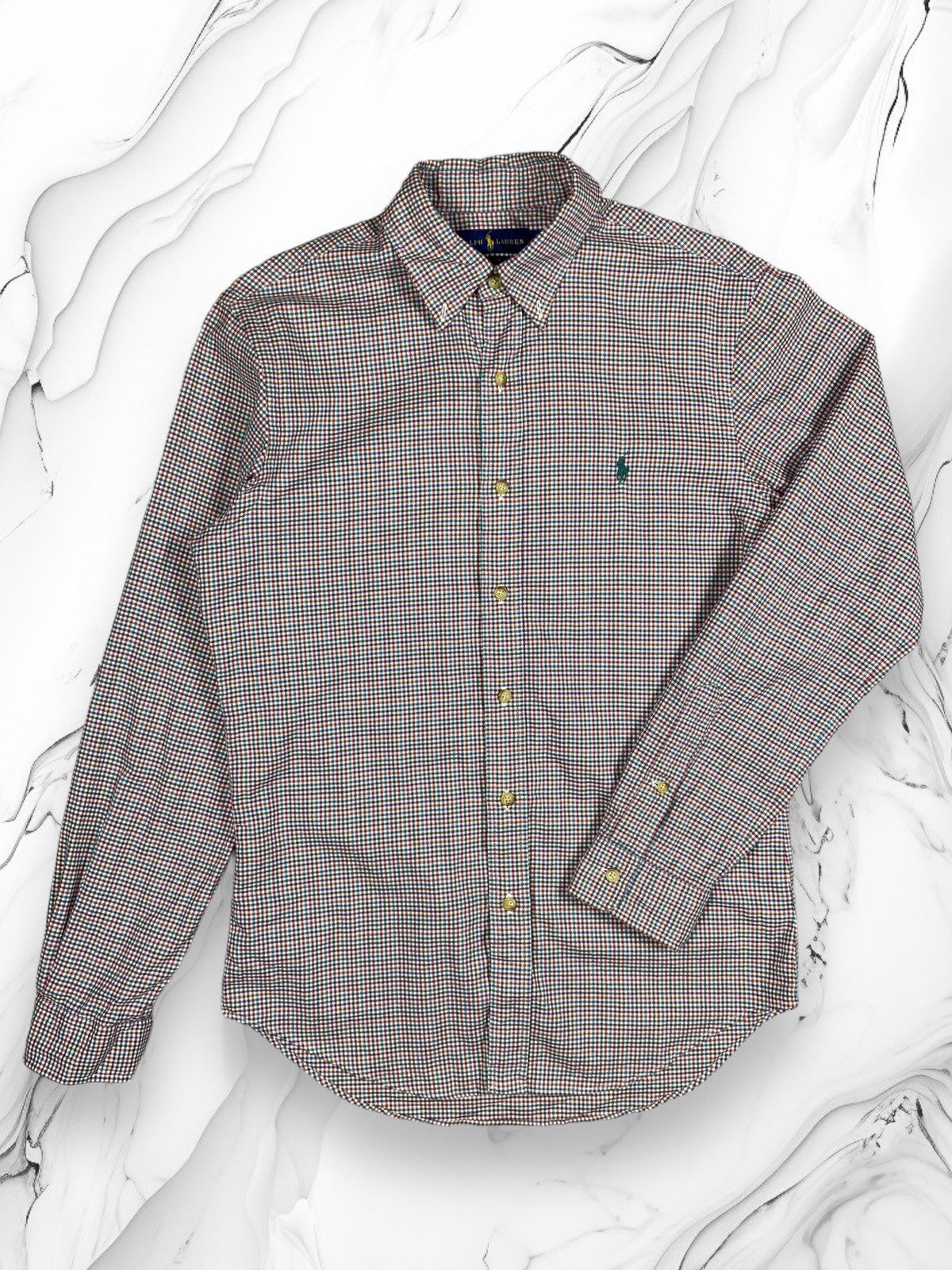 Designer × Polo Ralph Lauren Polo Ralph Lauren Designer Checkered Button Up Shirt Size US M / EU 48-50 / 2 - 1 Thumbnail