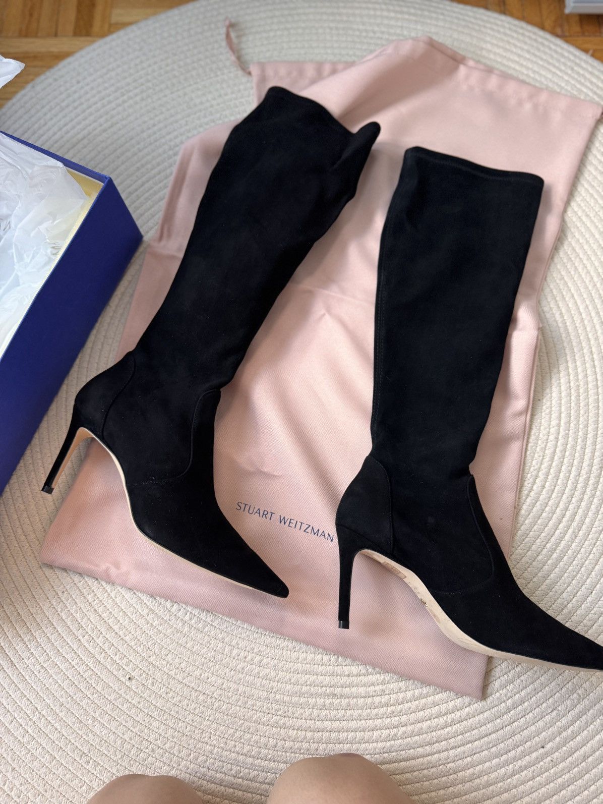 Stuart Weitzman STUART WEITZMAN Suede Stiletto Knee Boots size EU 38 Size US 7.5 / IT 37.5 - 7 Thumbnail