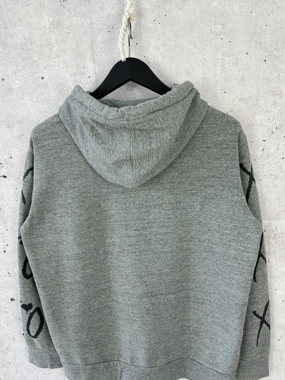 XO H&M x XO Grey Printed Long Sleeve Cotton Hoodie Size US M / EU 48-50 / 2 - 8 Thumbnail