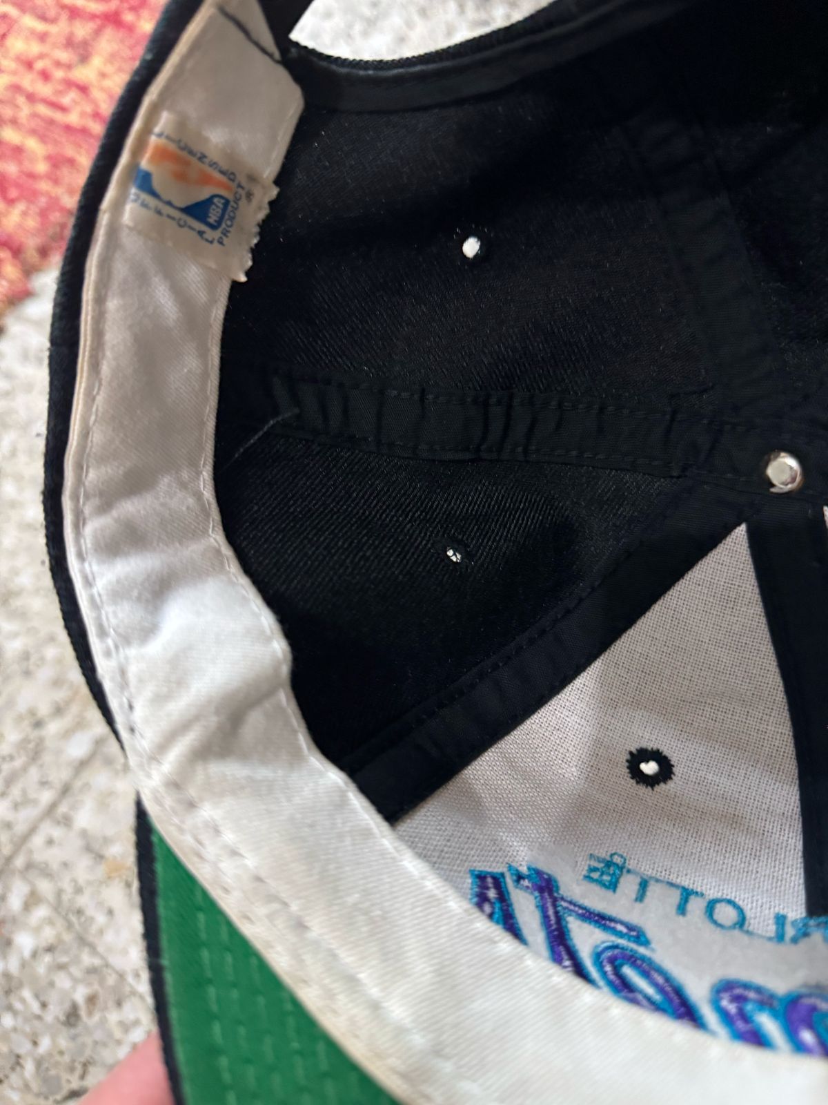 NBA × Sports Specialties Vintage Hornets Sport Specialties Double Script Black Dome Size ONE SIZE - 6 Thumbnail