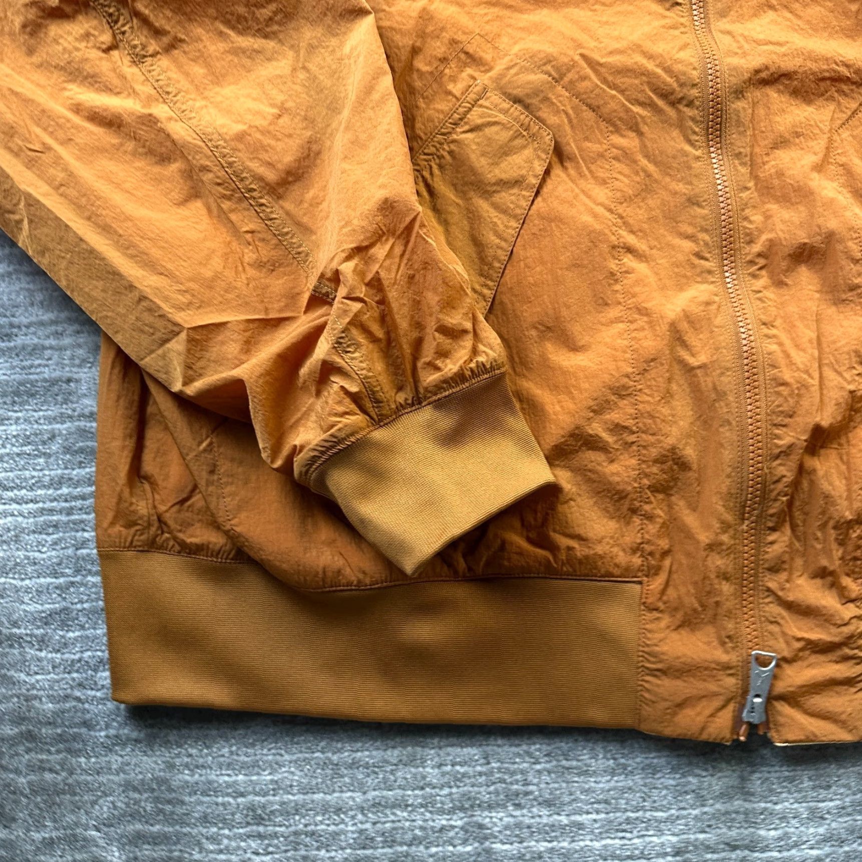 Jordan Brand Jordan Jacket Mens 2XL Orange Renegade Essentials Lightweight Bomber Windbreaker Size US XXL / EU 58 / 5 - 3 Thumbnail