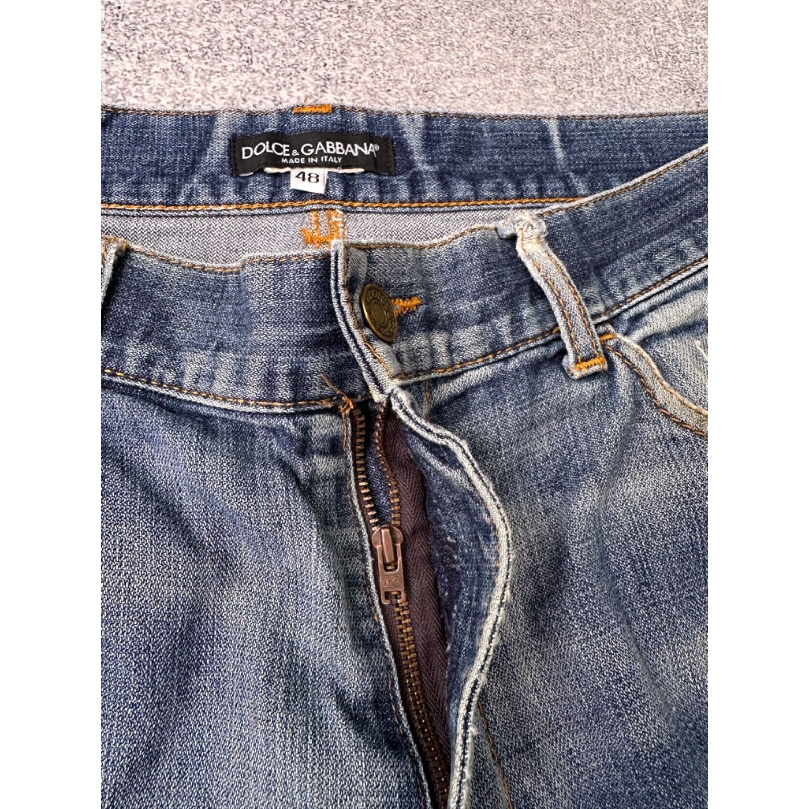 Dolce & Gabbana VTG Dolce&Gabbana Dirty Denim Shorts Size US 30 / EU 46 - 12 Thumbnail