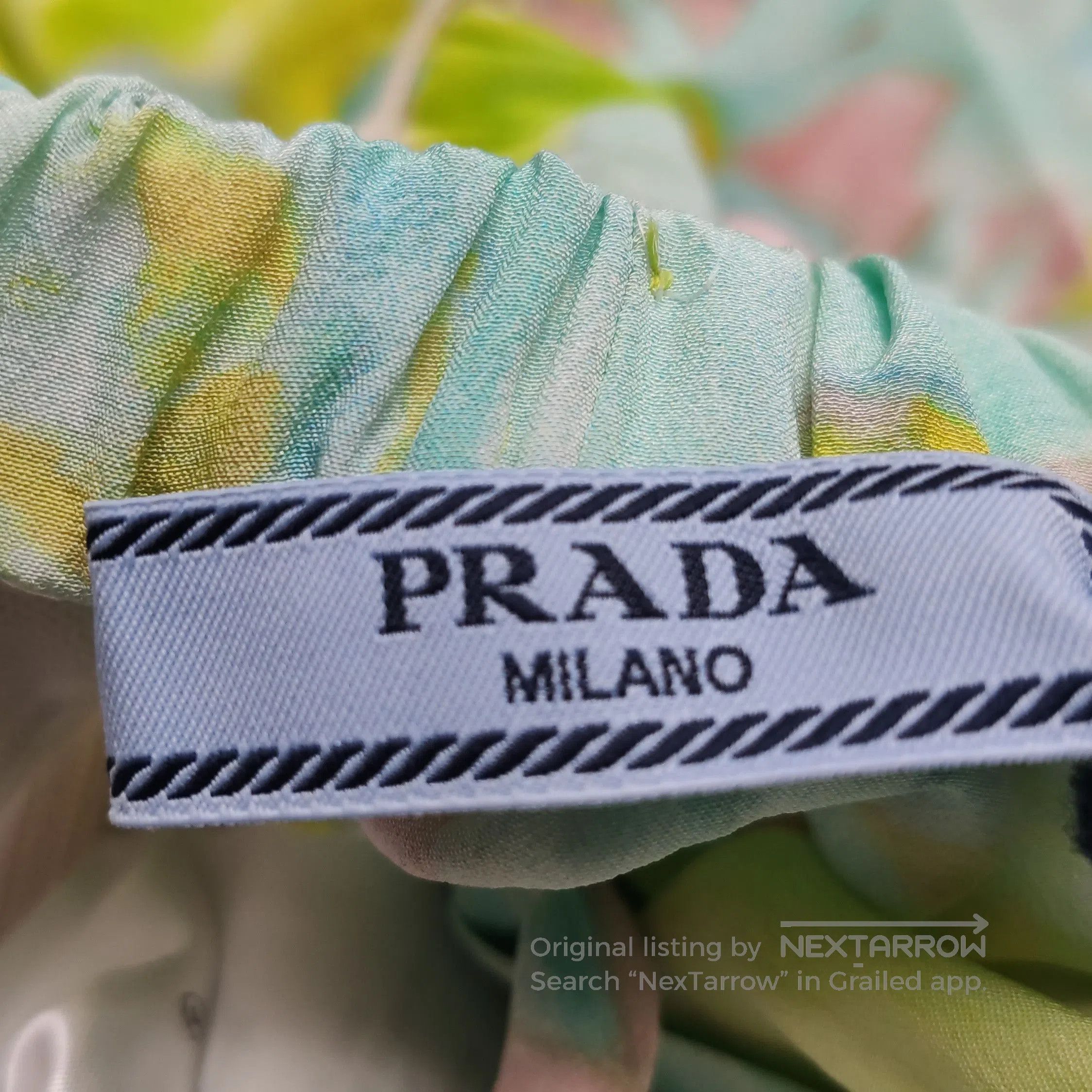 Prada Prada Colorful Silk Printed Maxi Dress . Size M / US 6-8 / IT 42-44 - 5 Thumbnail