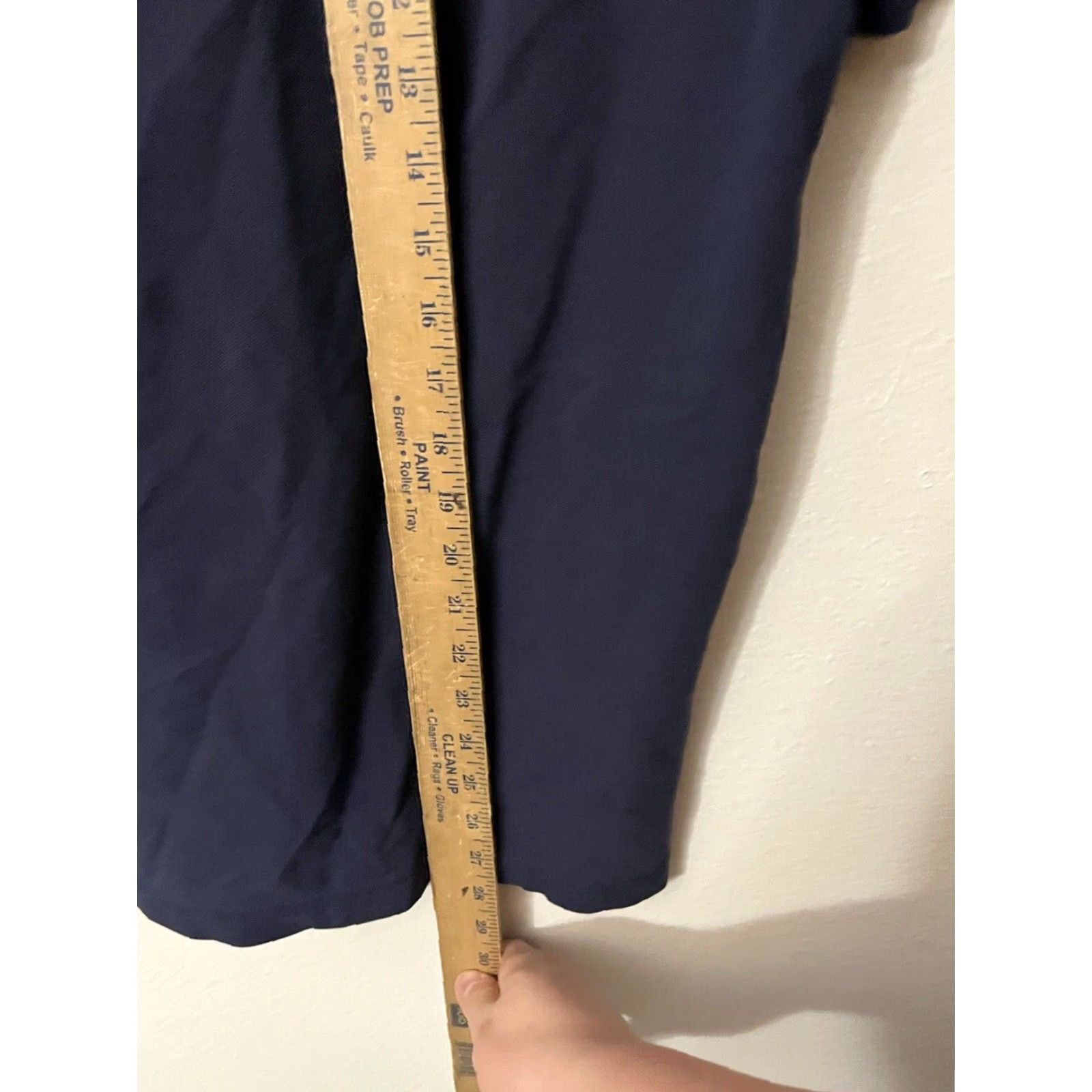 Banana Republic Banana Republic Polo Shirt Mens Medium Navy Blue Herringbone Stretch Slim Fit Short Sleeve Size US M / EU 48-50 / 2 - 5 Thumbnail