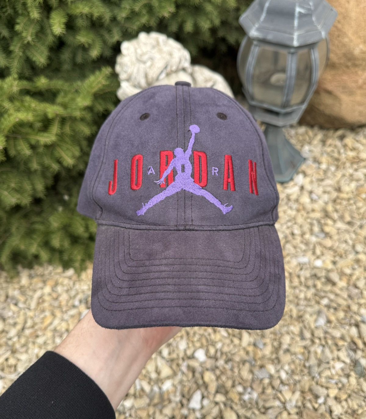 Other 1990s Vintage Jordan Big Logo Velour Cap Hat Size ONE SIZE - 1 Thumbnail