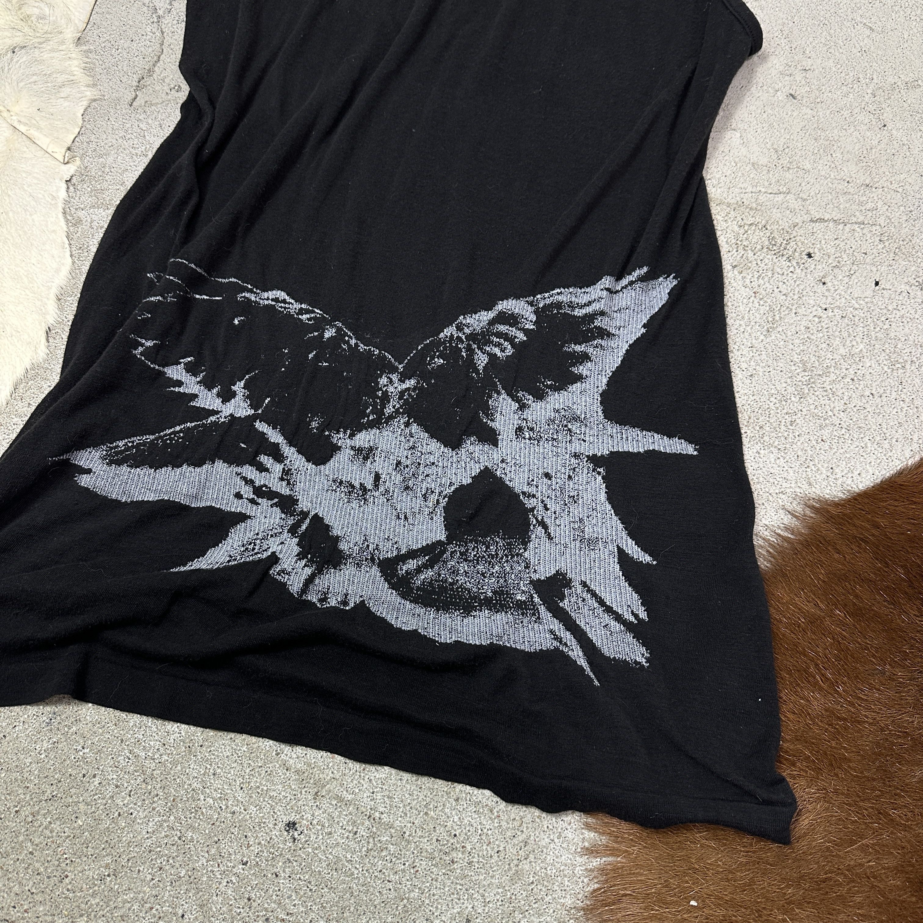Vintage Vintage Ann Demeulemeester Embroidered Birds 2010s Top Y2K Size M / US 6-8 / IT 42-44 - 4 Thumbnail