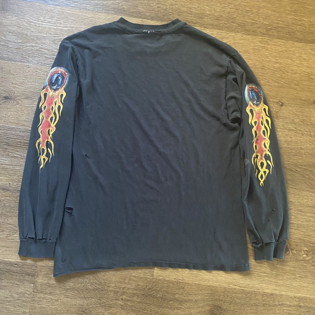 Band Tees × Vintage Vintage Thrashed Journey Long Sleeve Size US L / EU 52-54 / 3 - 6 Thumbnail