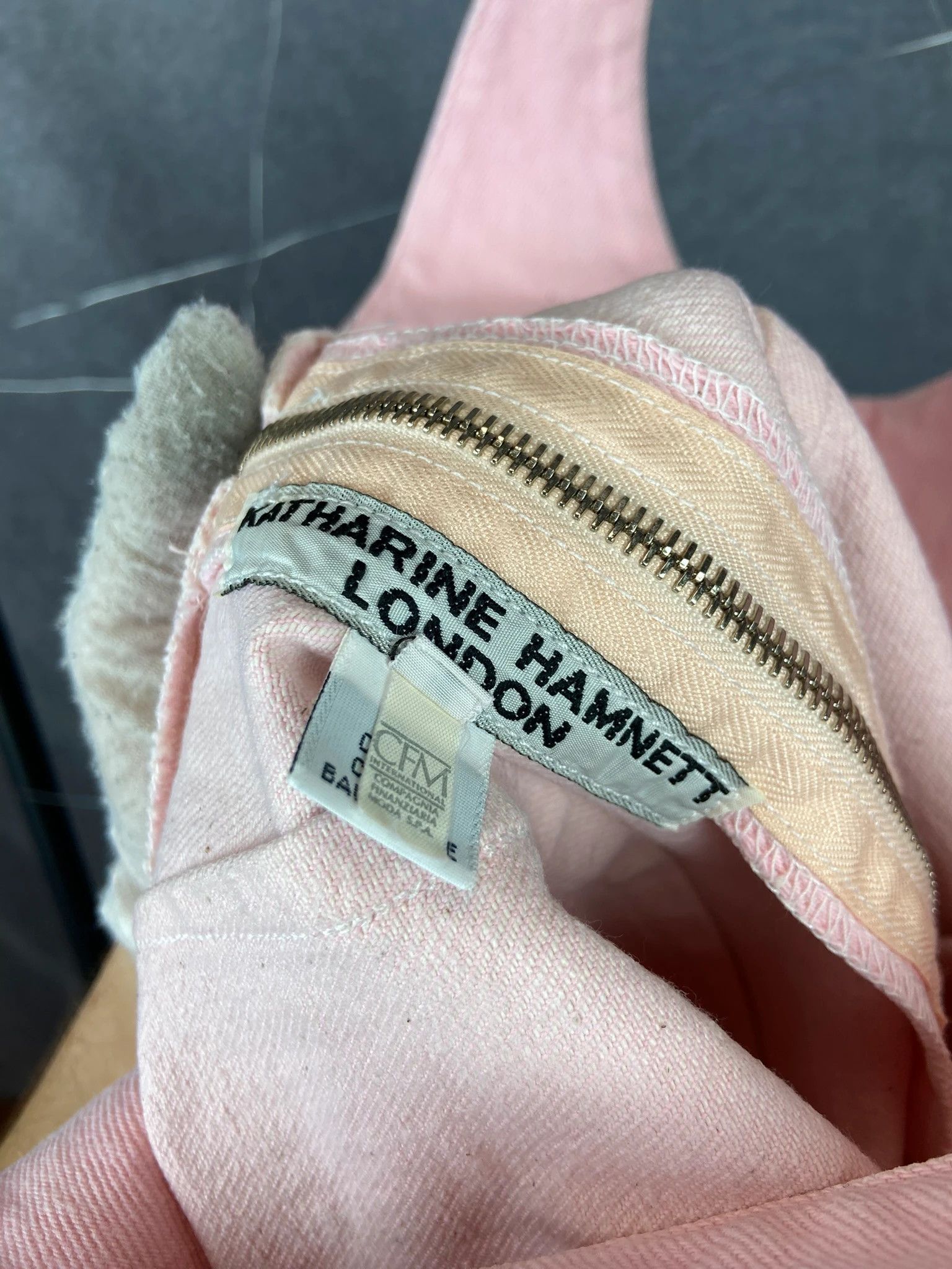 Katharine Hamnett London Dress Katharine Hamnett pink vintage zip front bodycon S Size S / US 4 / IT 40 - 4 Thumbnail