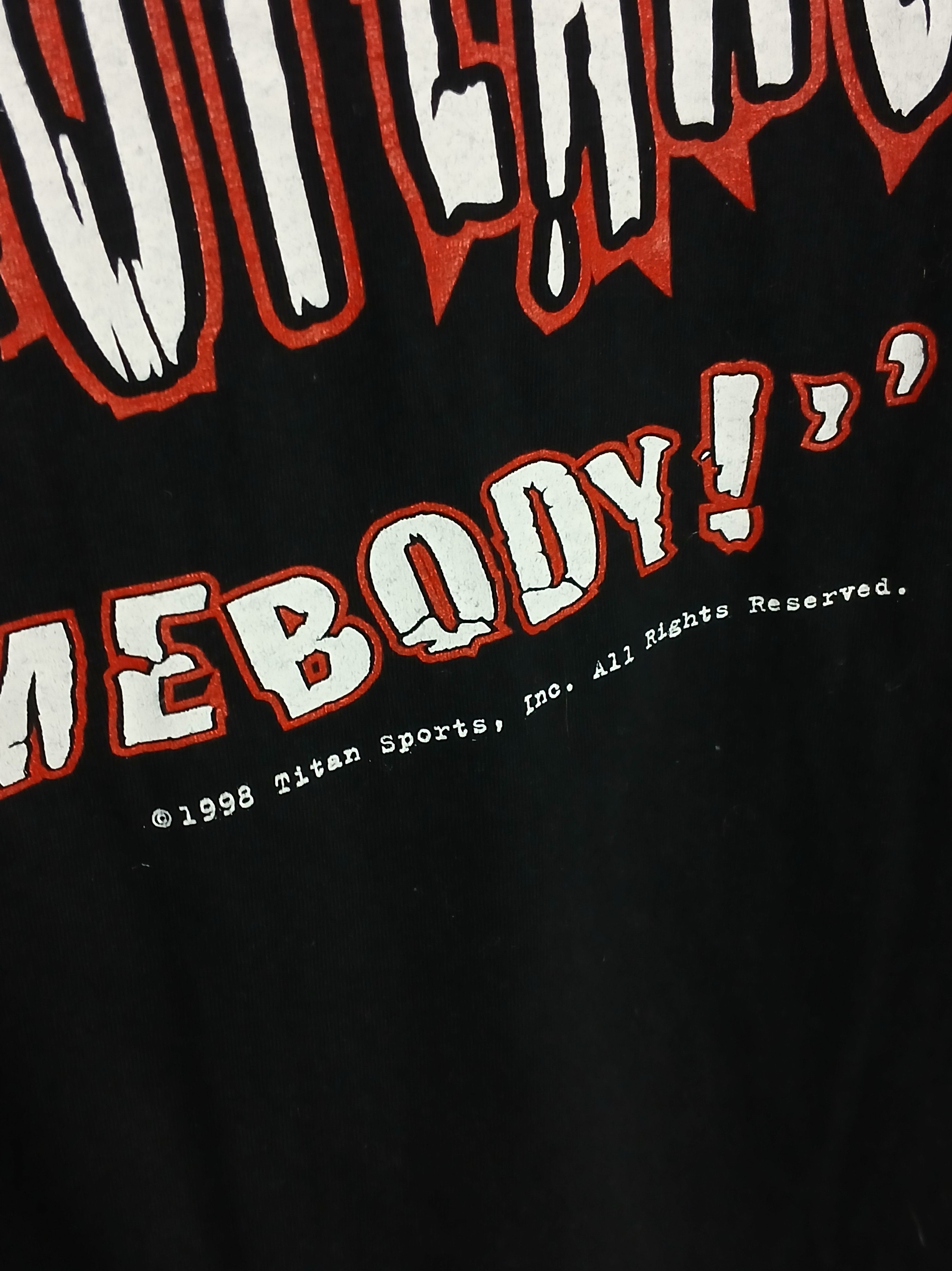 Vintage × WWE × WWF Vintage 1998 WWF The New Age Outlaws Wrestling T-Shirt Size US XL / EU 56 / 4 - 6 Thumbnail