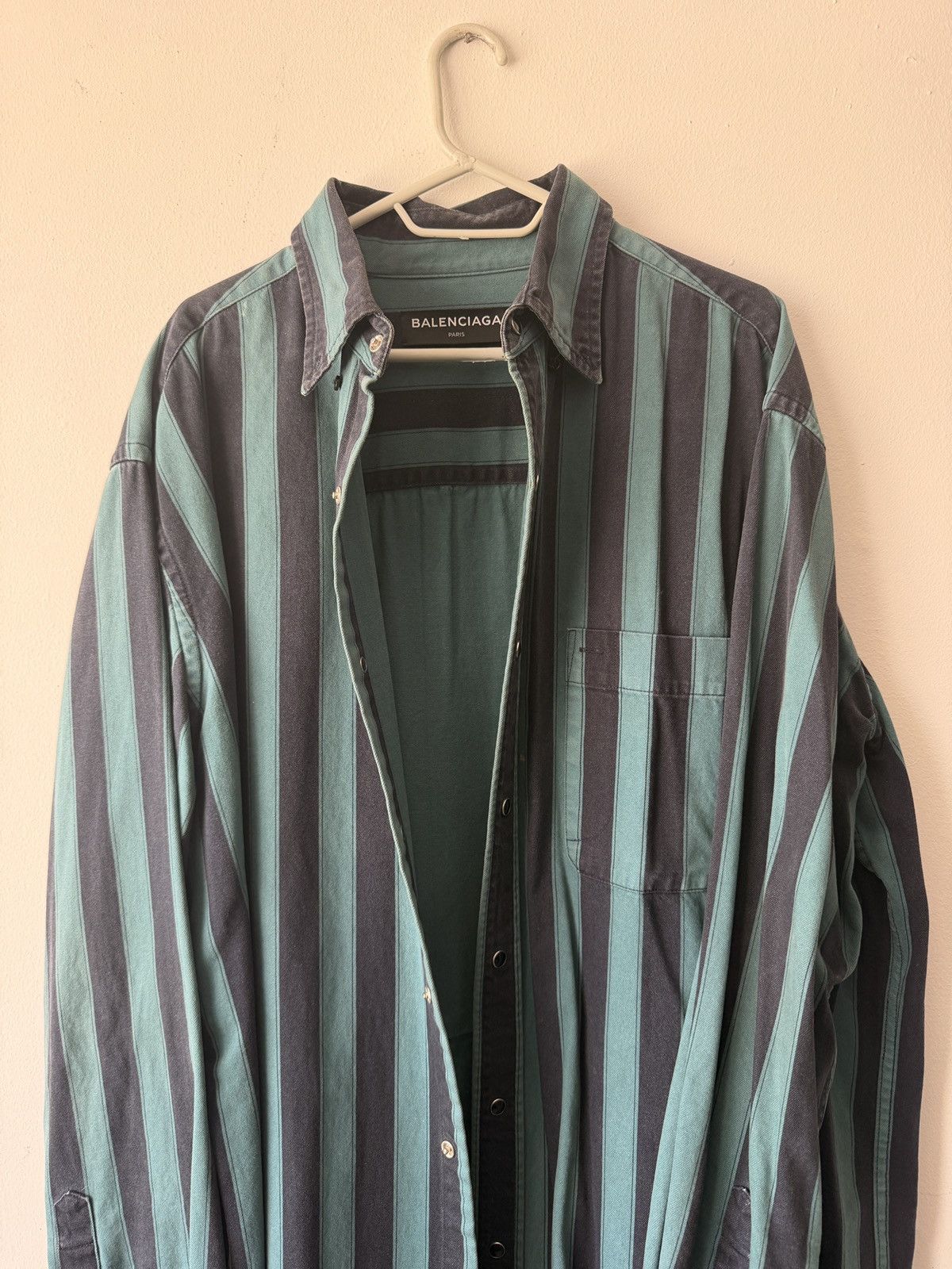Balenciaga Balenciaga “Think Big!” Oversized shirt Size US XXS / EU 40 - 4 Thumbnail