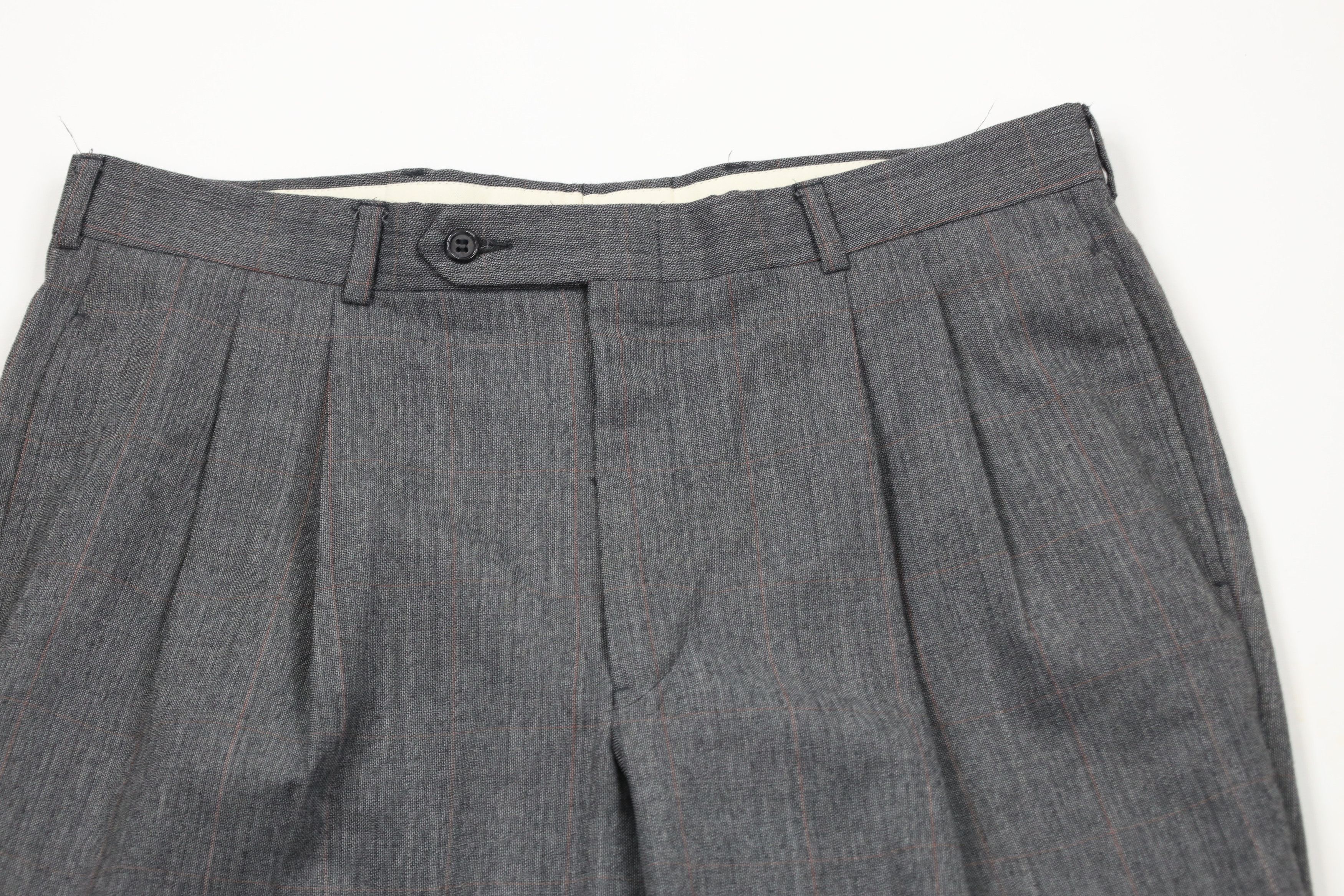 Vintage Vintage 70s Streetwear Wool Blend Wide Leg Chino Pants USA Size US 36 / EU 52 - 2 Thumbnail