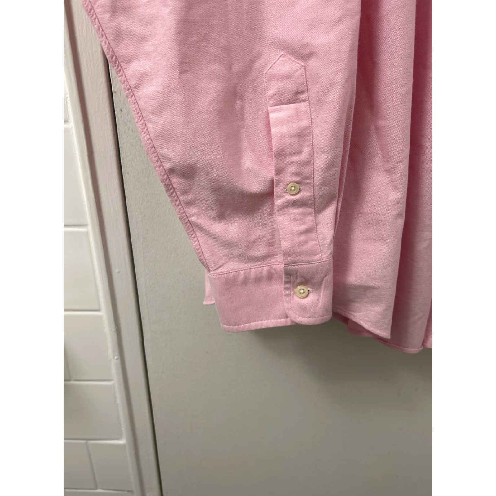 Ralph Lauren VINTAGE Ralph Lauren Shirt Mens XL Pink Oxford Button-Down L/S Classic Fold-Over Pockets Size US XL / EU 56 / 4 - 7 Thumbnail