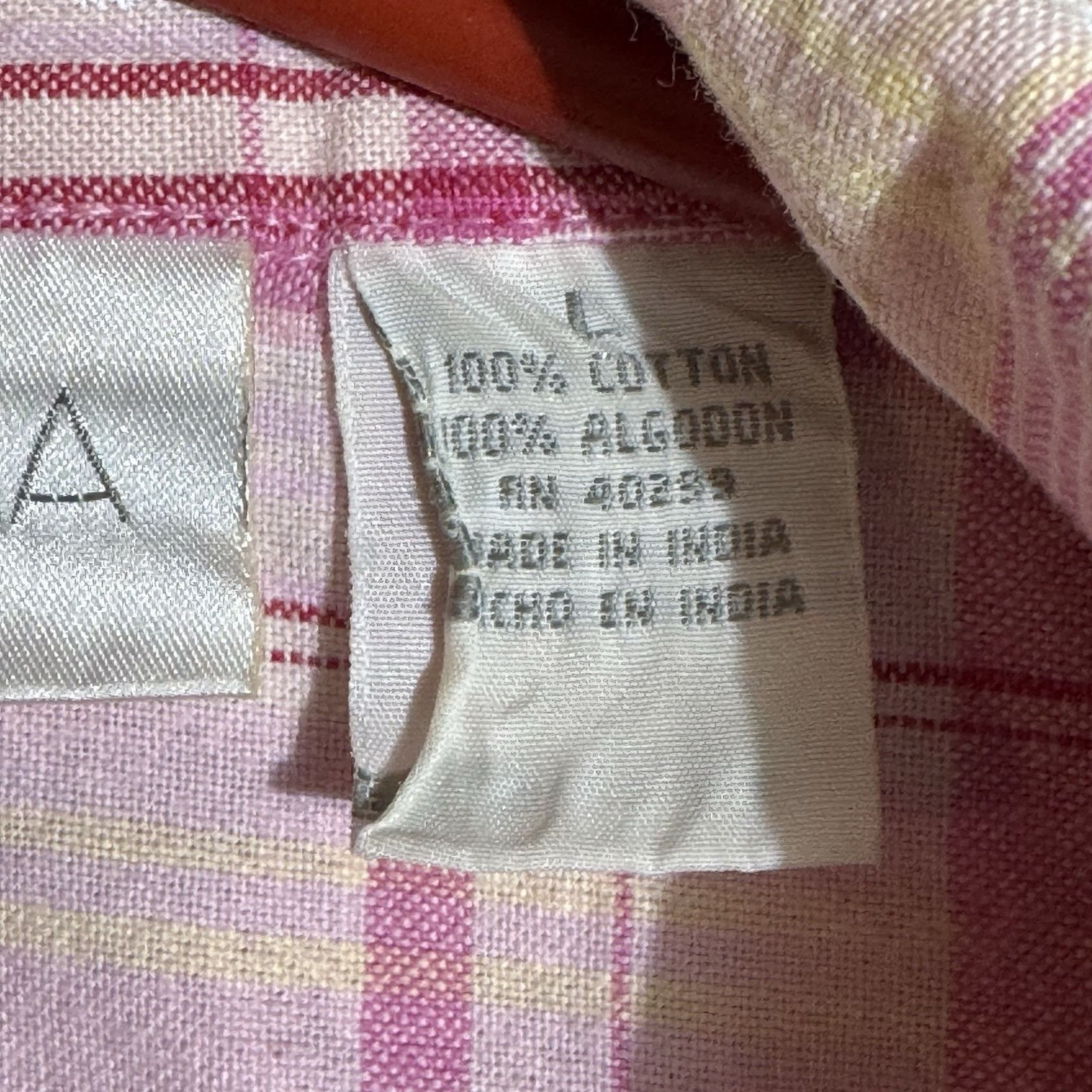 Other Vintage Y2K Top Womens Large Plaid Floral Boho Cottagecore Size L / US 10 / IT 46 - 5 Thumbnail