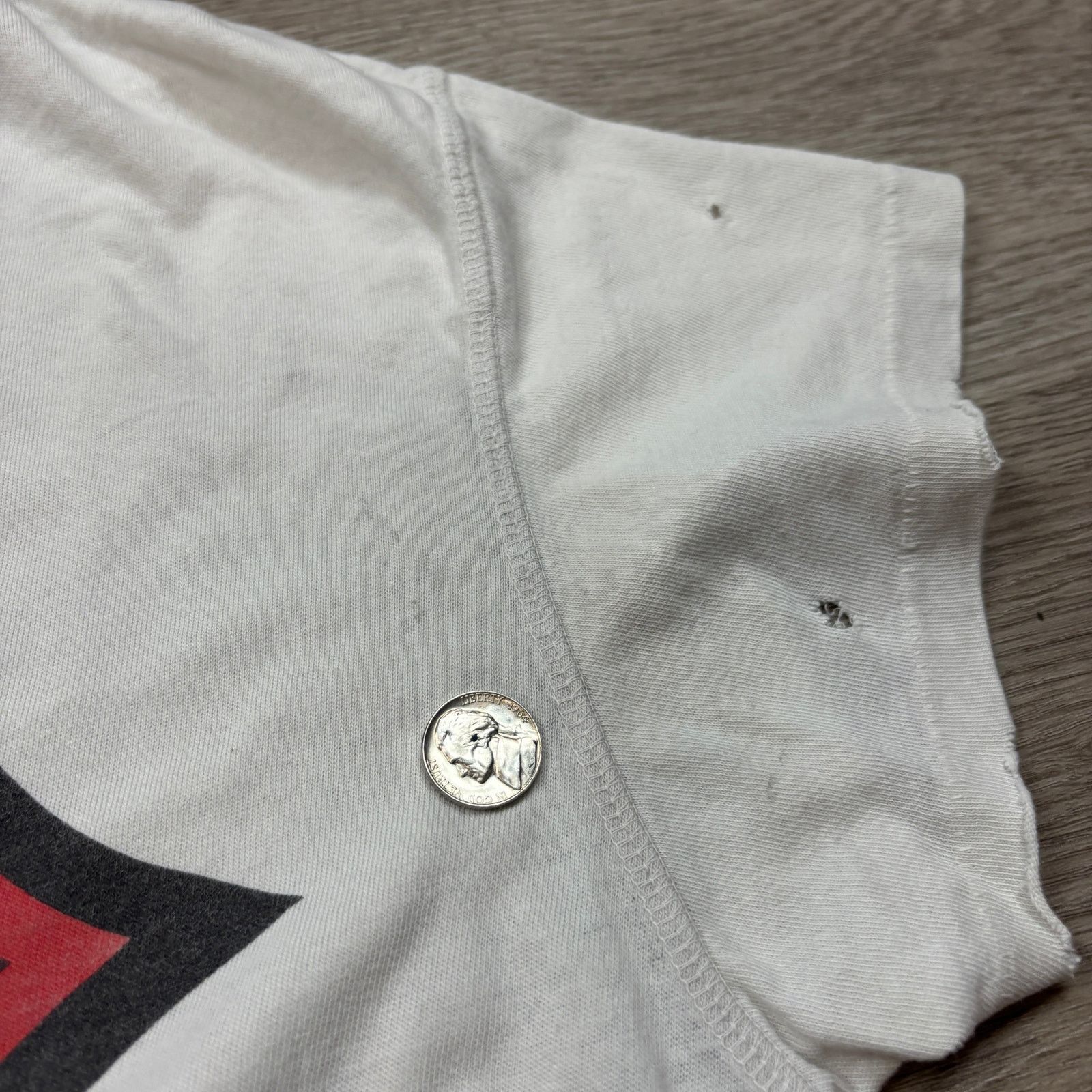 MadeWorn × The Rolling Stones Madeworn The Rolling Stones Distressed Tongue Shirt Men's M Size US M / EU 48-50 / 2 - 9 Thumbnail