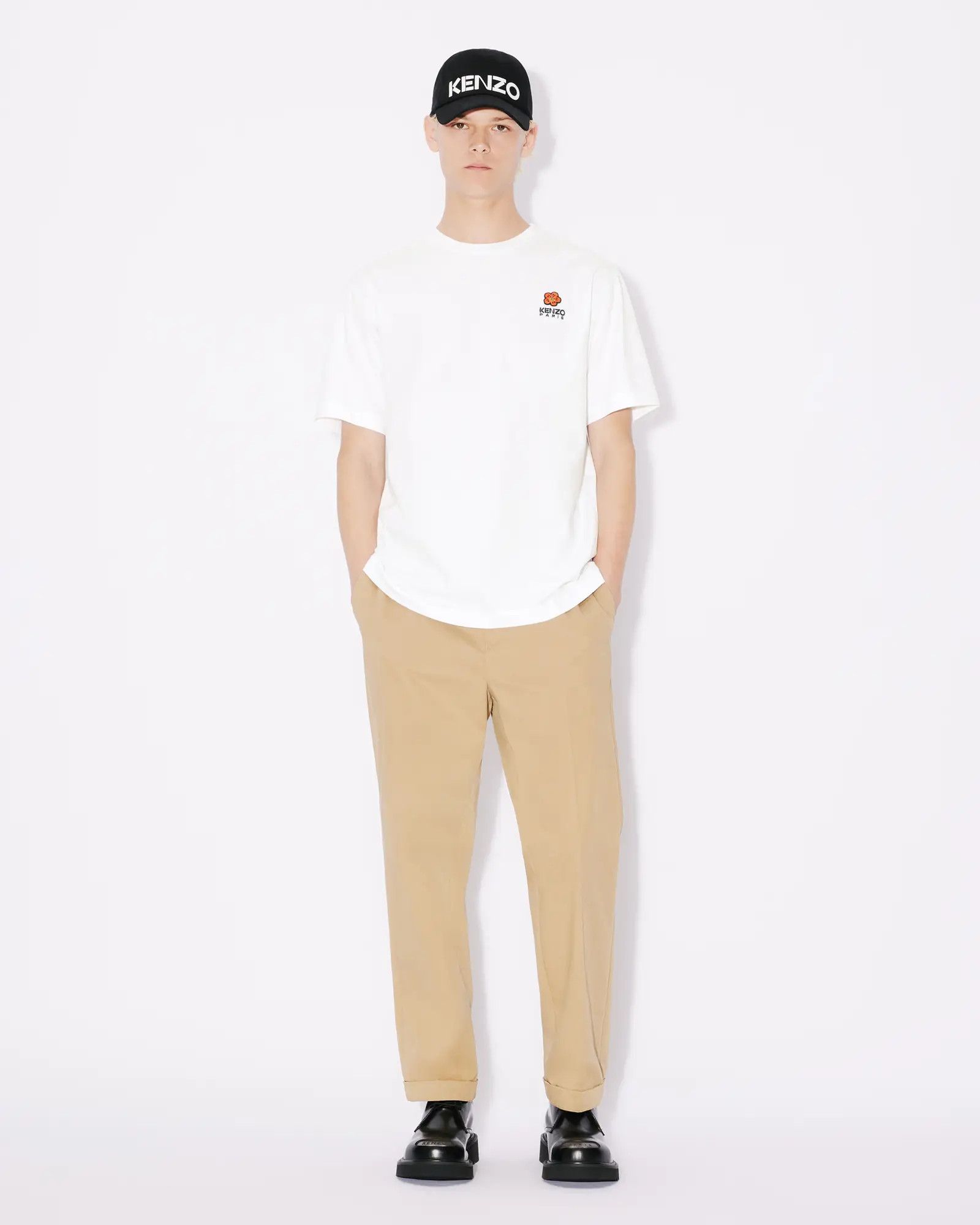 Kenzo o1mle0624 Boke Flower Oversized T-Shirt in White Size US M / EU 48-50 / 2 - 5 Thumbnail