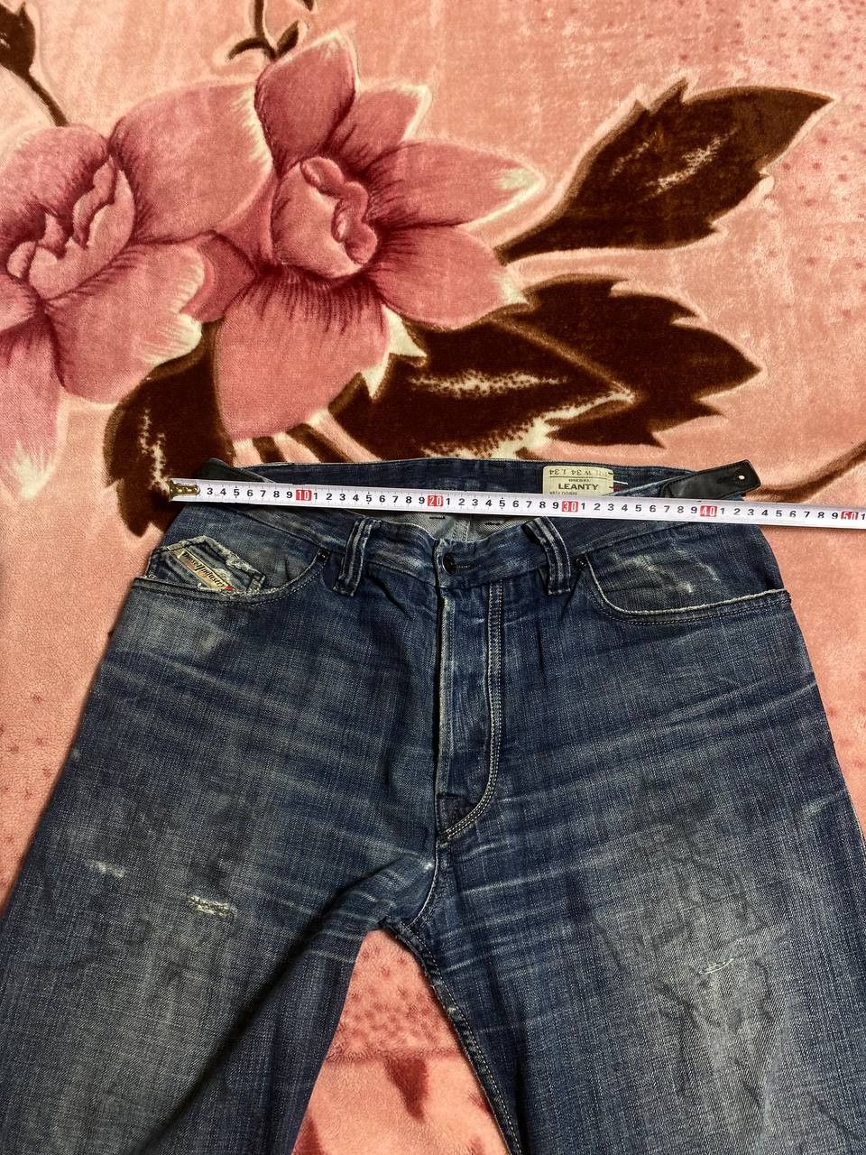 Diesel Vintage 90s Y2K Distressed Diesel Leanty Jeans baggy pants Size US 34 / EU 50 - 8 Thumbnail
