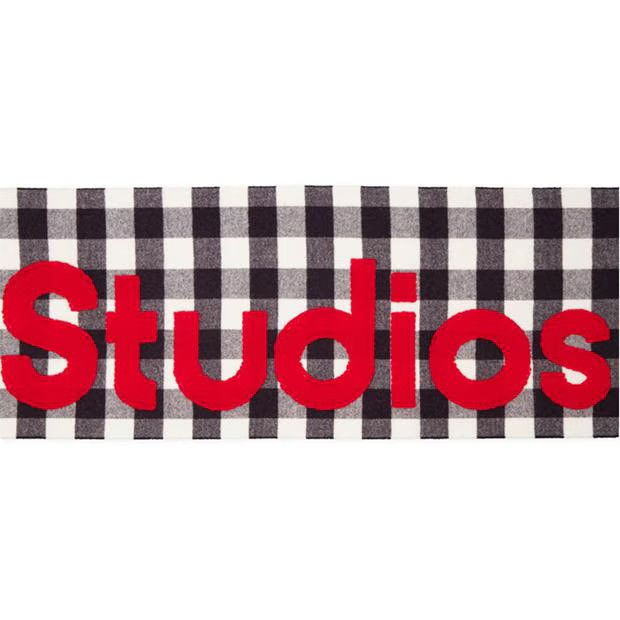 Acne Studios o1g2r1mq0825 Size: OS / Check Scarf in Multicolor Size ONE SIZE - 4 Thumbnail