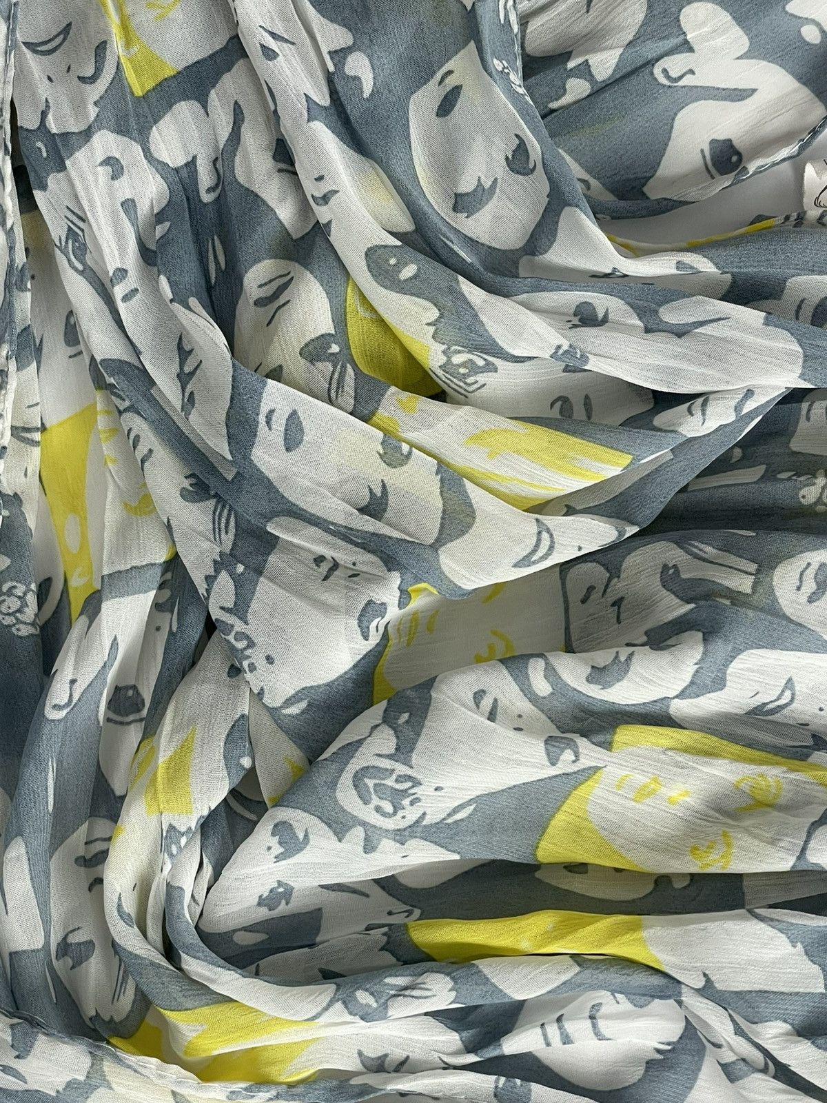 Designer × Japanese Brand Japanese Sexy Logo Mesh Vintage Y2K Scarf Size ONE SIZE - 5 Thumbnail