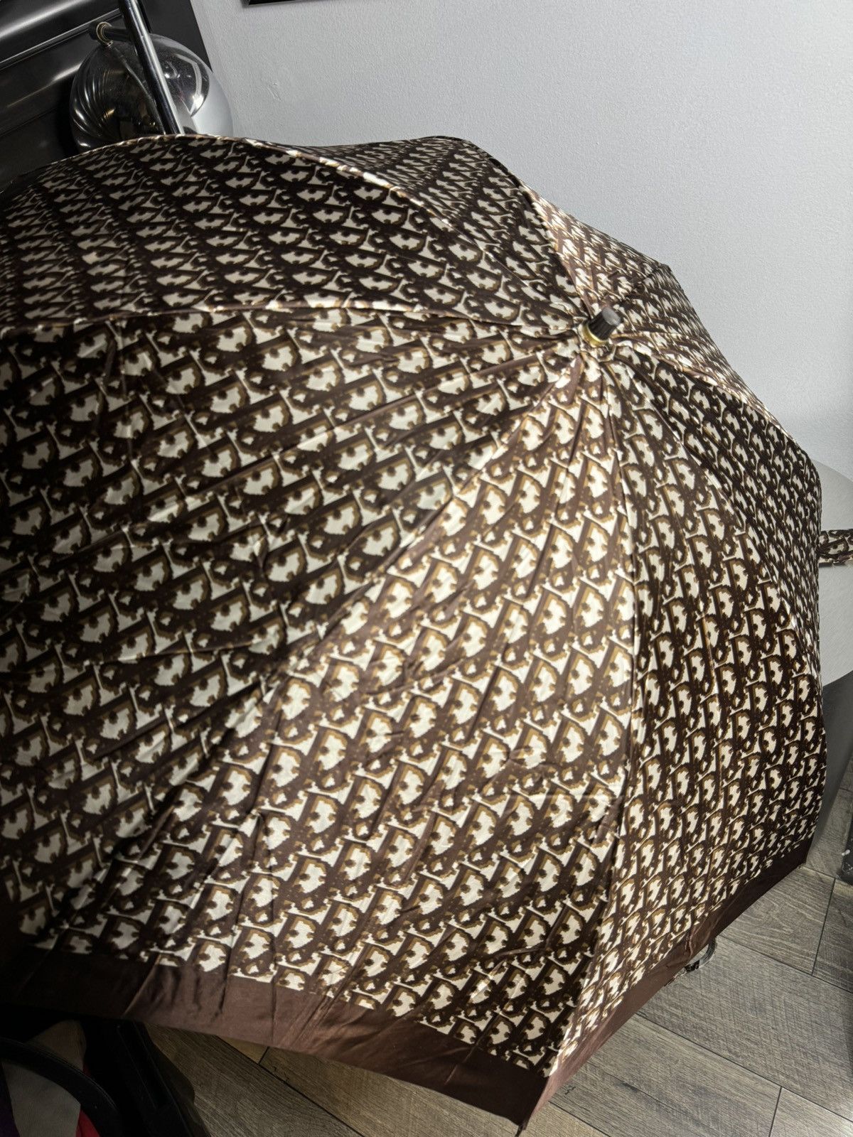 Dior Vintage Christian Dior Trotter brown Monogram Umbrella Size ONE SIZE - 9 Thumbnail