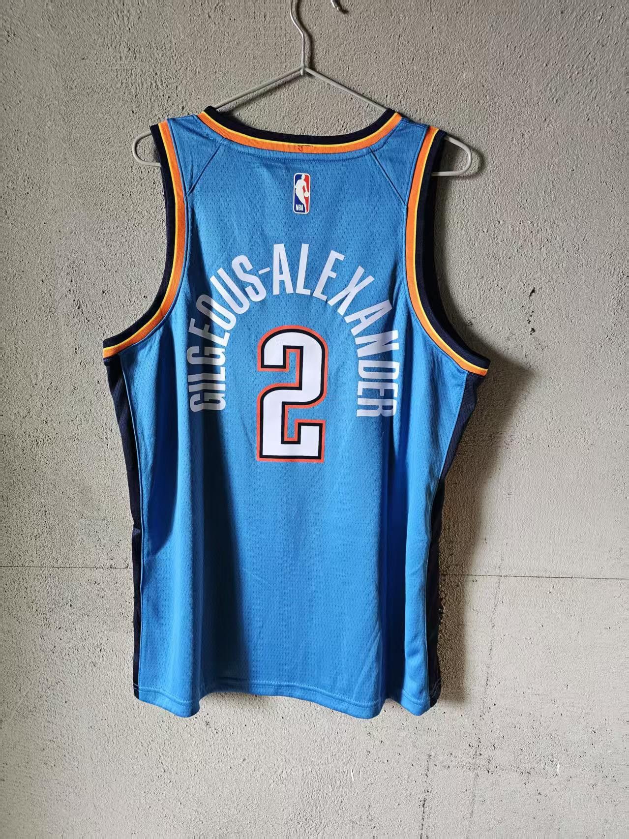 NBA Oklahoma City Thunder Shai Gilgeous-Alexander Jersey Blue L Size US L / EU 52-54 / 3 - 2 Thumbnail