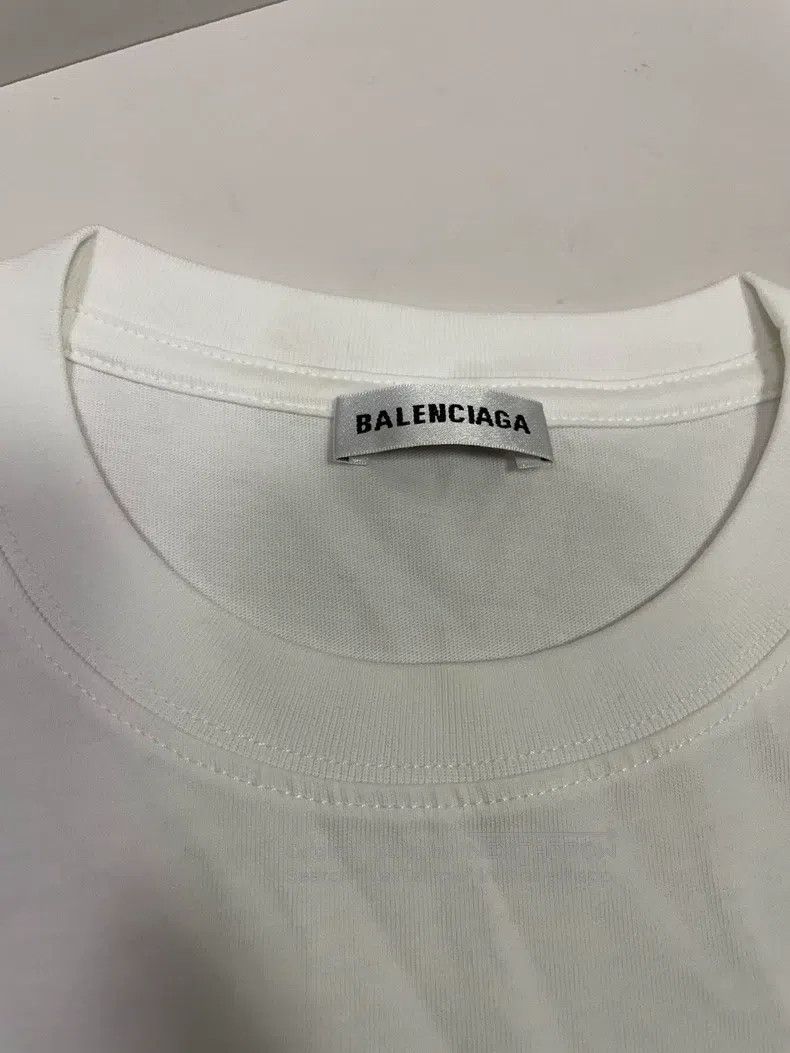 Balenciaga Balenciaga Logo Print Crew Neck Short Sleeve T-Shirt Size US L / EU 52-54 / 3 - 7 Thumbnail