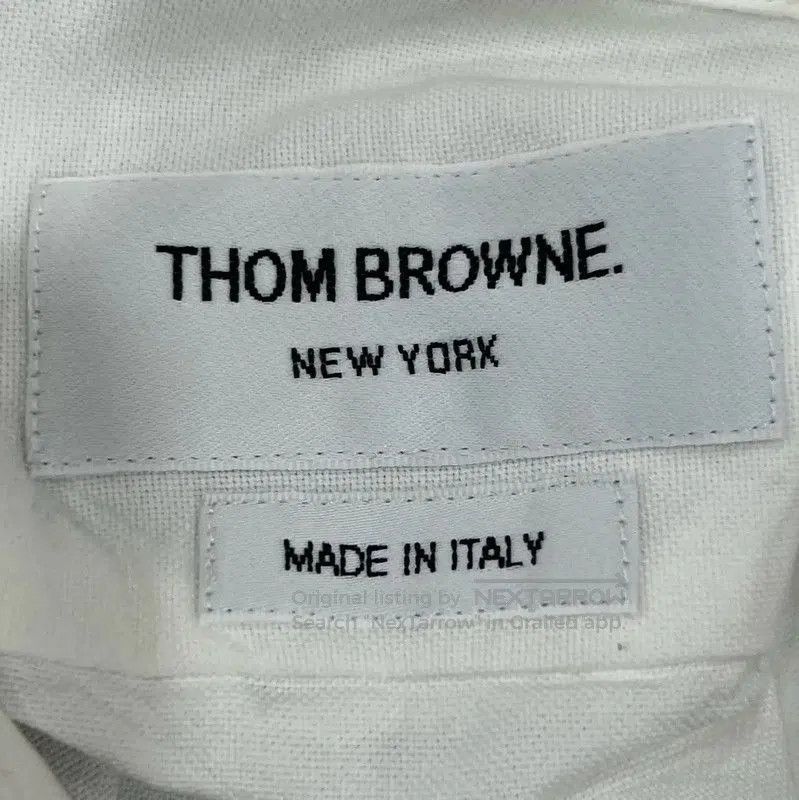Thom Browne Thom Browne Long Sleeve White Cotton Shirt . Size M / US 6-8 / IT 42-44 - 5 Thumbnail