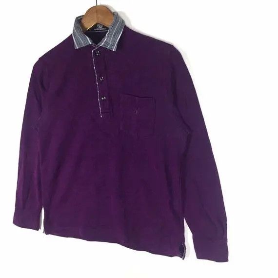 Playboy Vintage PLAYBOY COLLECTION Purple Polo Tee Shirt Magazine Size US M / EU 48-50 / 2 - 4 Thumbnail