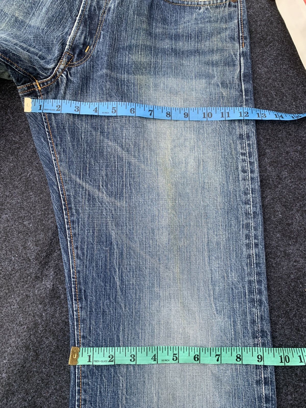 Edwin Baggy Edwin 505z selvedge.crazy shaped like lightning. Size US 31 - 10 Thumbnail