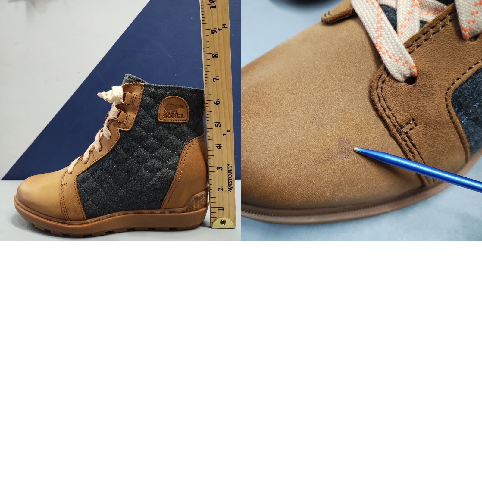 SOREL Sorel Evie II NW Lace Plus Ankle Boots Womens US 8.5 Multi Waterproof NL5213-242 - NWBOS Boots Women Size 8.5 Multicolor Waterproof Size US 9 / IT 39 - 8 Thumbnail