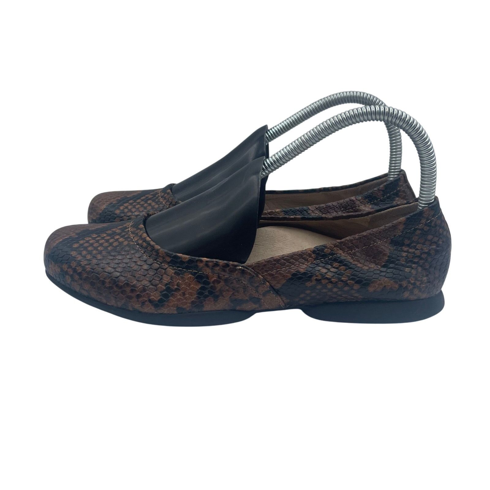Other ABEO Tilly Flats Brown Snakeskin Comfort Leather Womens 8 Size US 8 / IT 38 - 1 Thumbnail