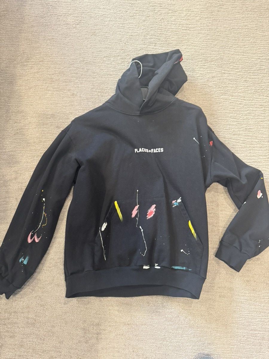 Places + Faces Places + Faces Paint Hoodie Size L Size US L / EU 52-54 / 3 - 1 Thumbnail
