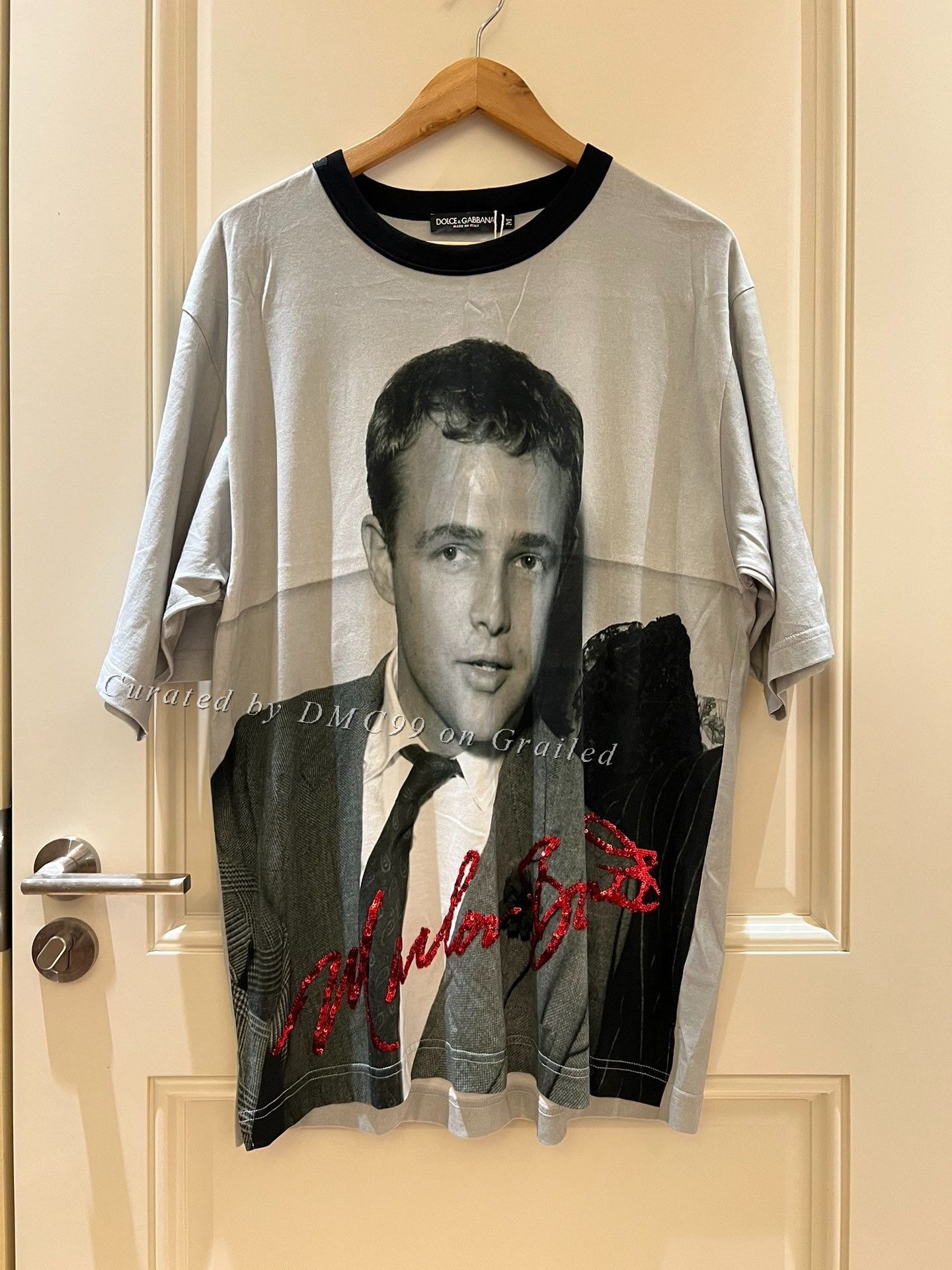 Dolce & Gabbana Dolce & Gabbana Steve mcqueen portrait t-shirt