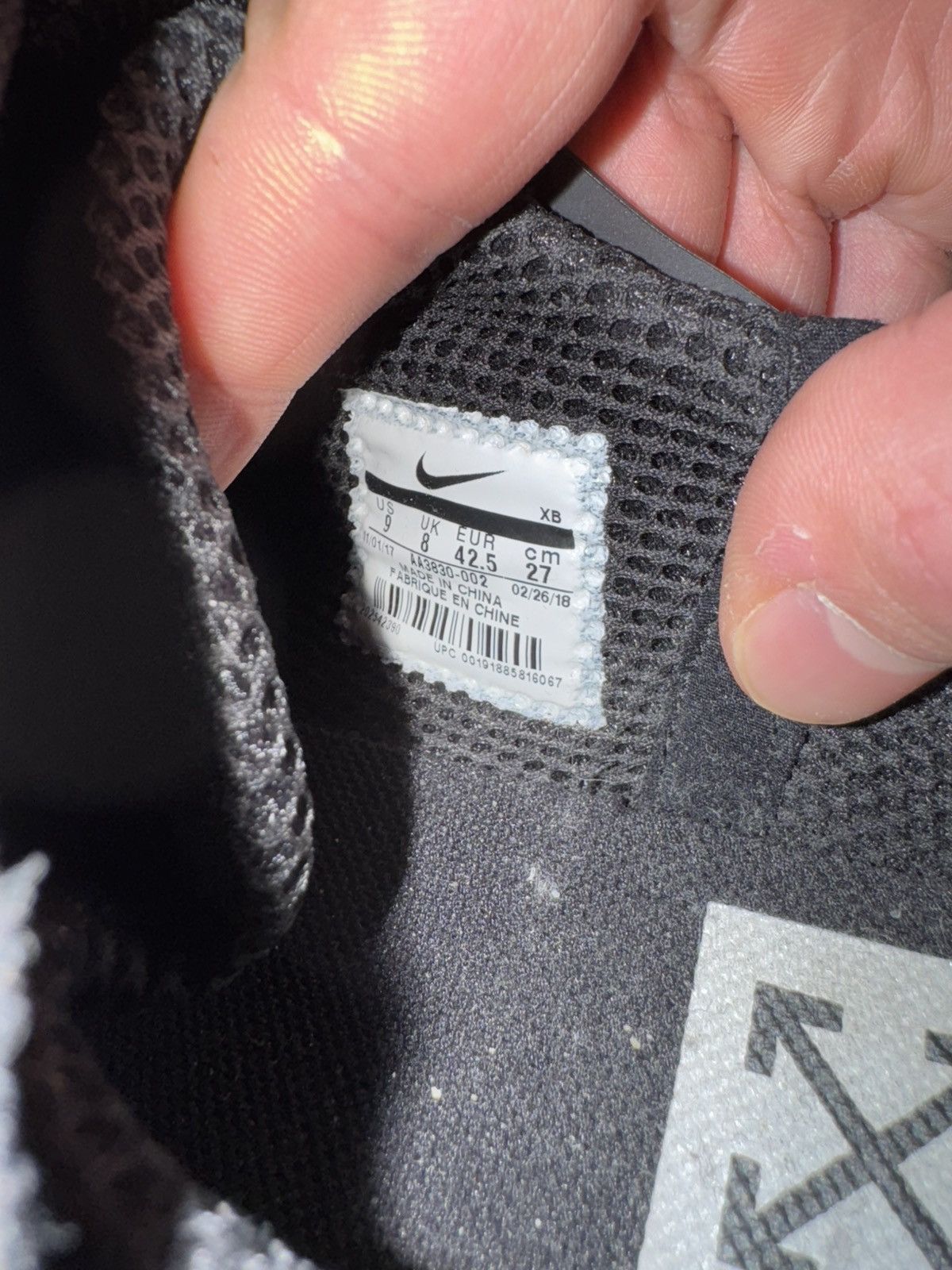 Nike × Off-White Nike x Off-White Air Presto Black – US 9 Size US 9 / EU 42 - 5 Thumbnail