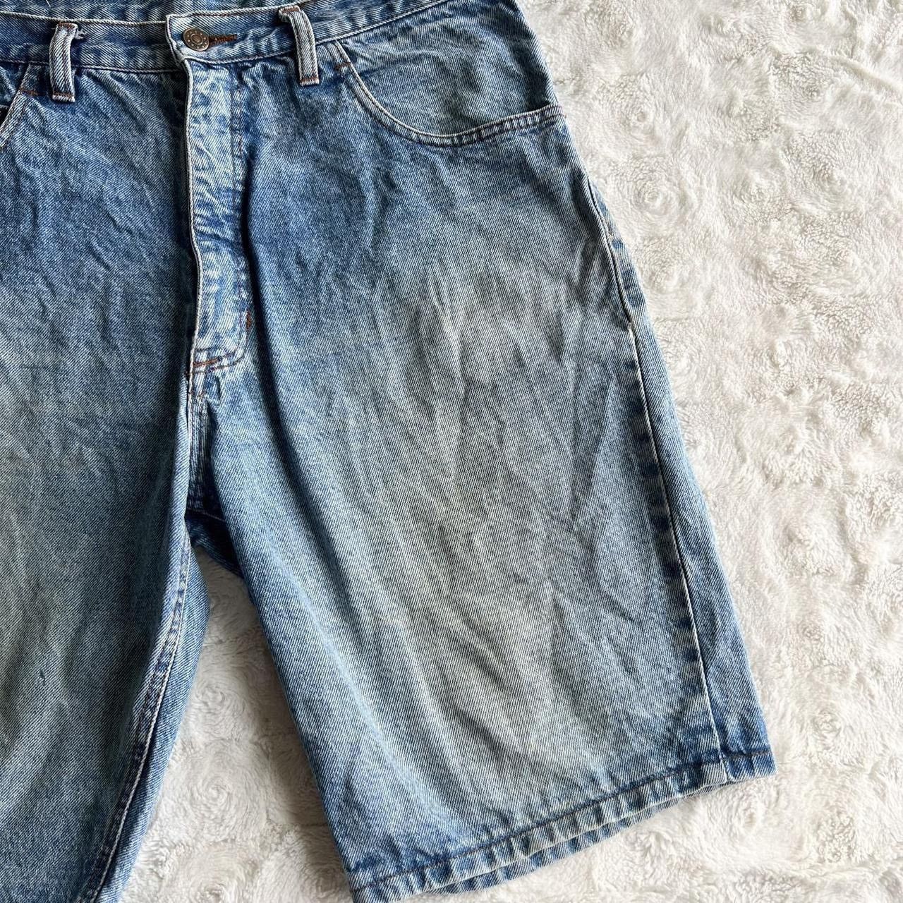Other Vintage Denim Shorts Jorts Juniors 15/16 Fits 36 Blue Jean Size 36" / US 14 / IT 50 - 3 Thumbnail