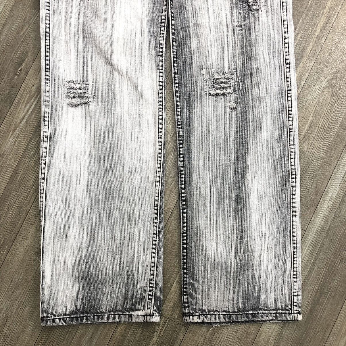 Tornado Mart 2000s Tornado Mart Style Bleached Punk Distressed Jeans Size US 34 / EU 50 - 5 Thumbnail