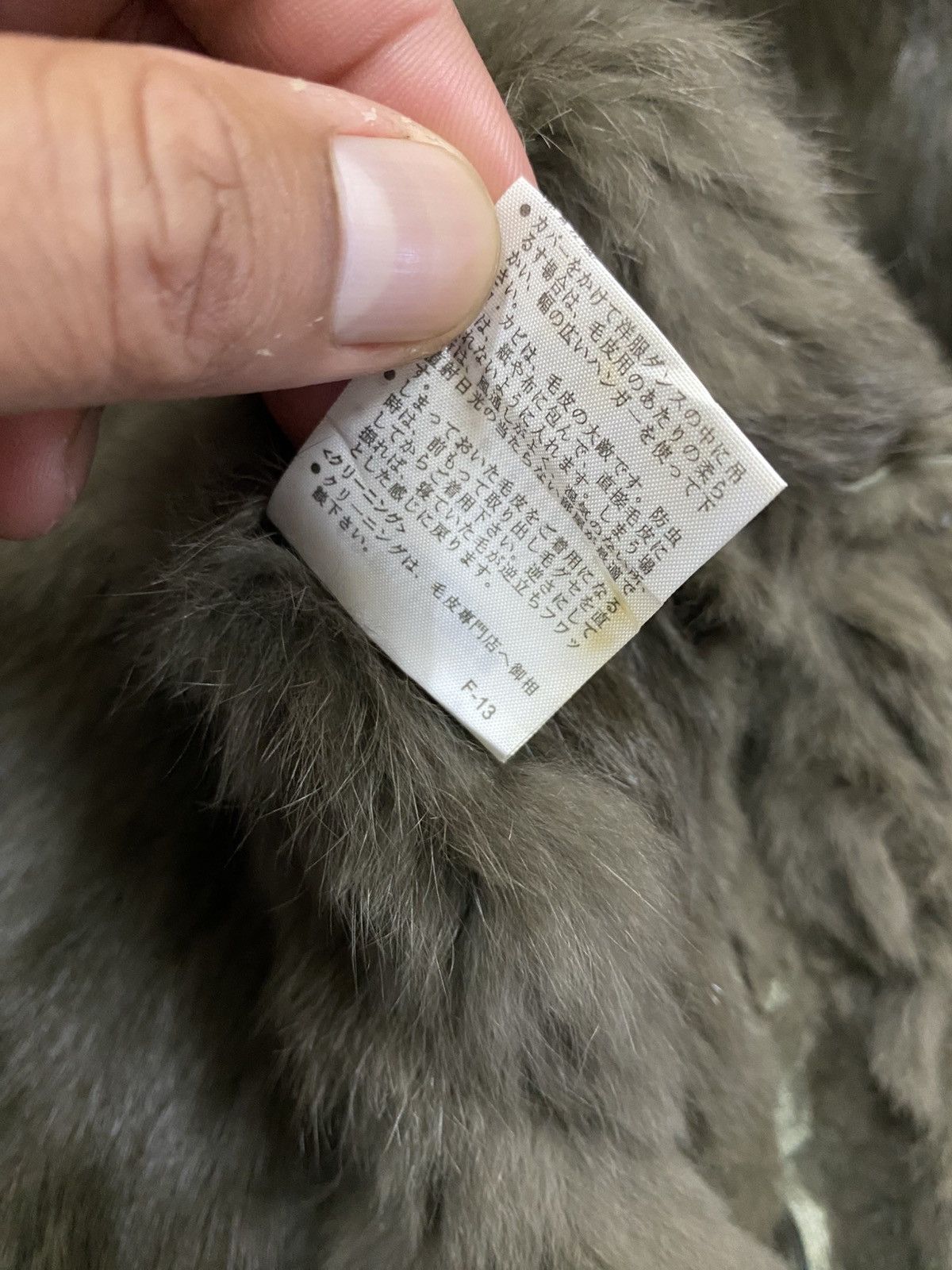 Japanese Brand Vtg Leather Long Coat Leather Rabbit & Fur Blue Fox Collar Size US L / EU 52-54 / 3 - 15 Thumbnail
