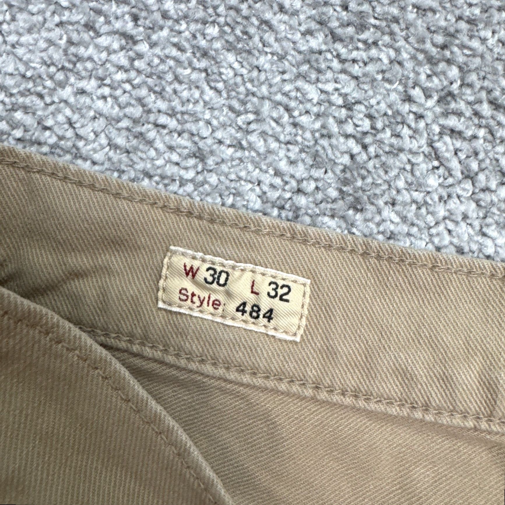 J.Crew J.CREW 484 Slim Fit Stretch Chino Pants Men 30x32 Khaki Brown Tapered Leg Preppy Mens Size US 30 / EU 46 - 3 Thumbnail