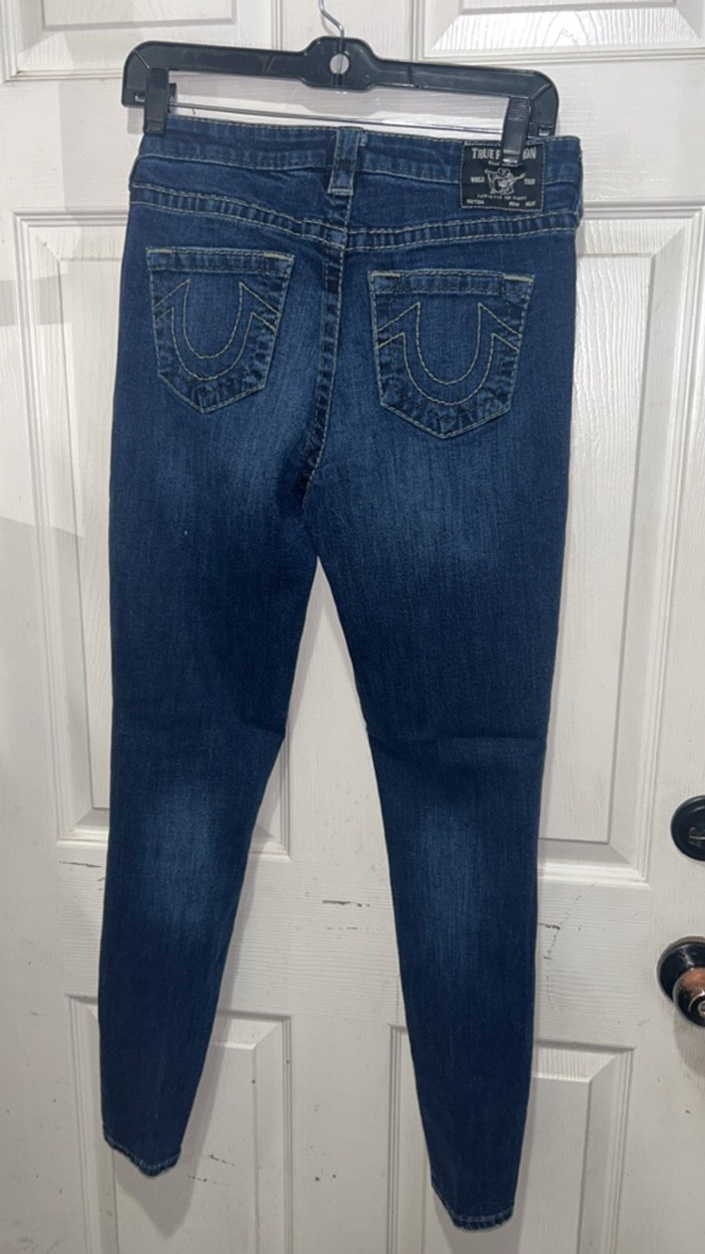 True Religion true religion jennie curvy mid rise super skinny 28 Size 28" / US 6 / IT 42 - 2 Thumbnail