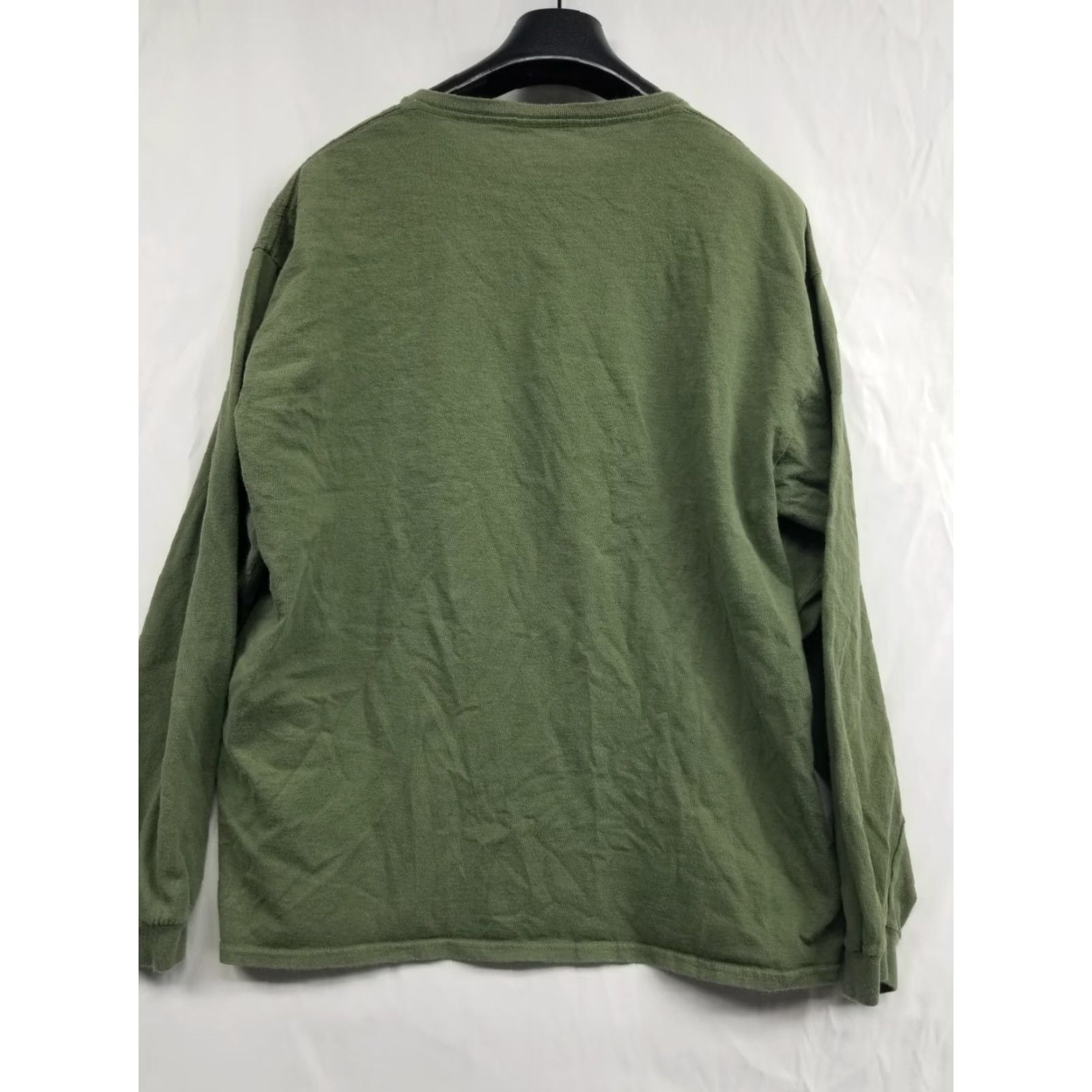 Levi's Levi's Men's T-Shirt Green Logo Long Sleeve Crew Neck XL Classic Fit Shirt Graphic Print Size US XL / EU 56 / 4 - 2 Thumbnail