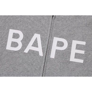 Bape GREY BAPE FULL ZIP HOODIE Size US L / EU 52-54 / 3 - 2 Thumbnail