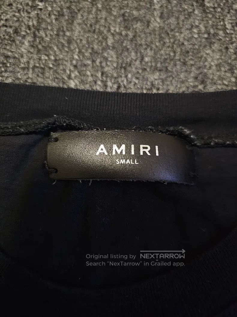 Amiri Amiri Size M Sao powder cracked logo short sleeve Size US M / EU 48-50 / 2 - 5 Thumbnail