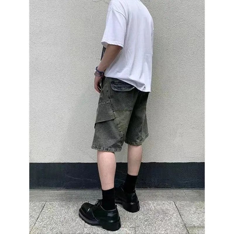 Japanese Brand Retro loose casual denim shorts Size US 32 / EU 48 - 2 Thumbnail