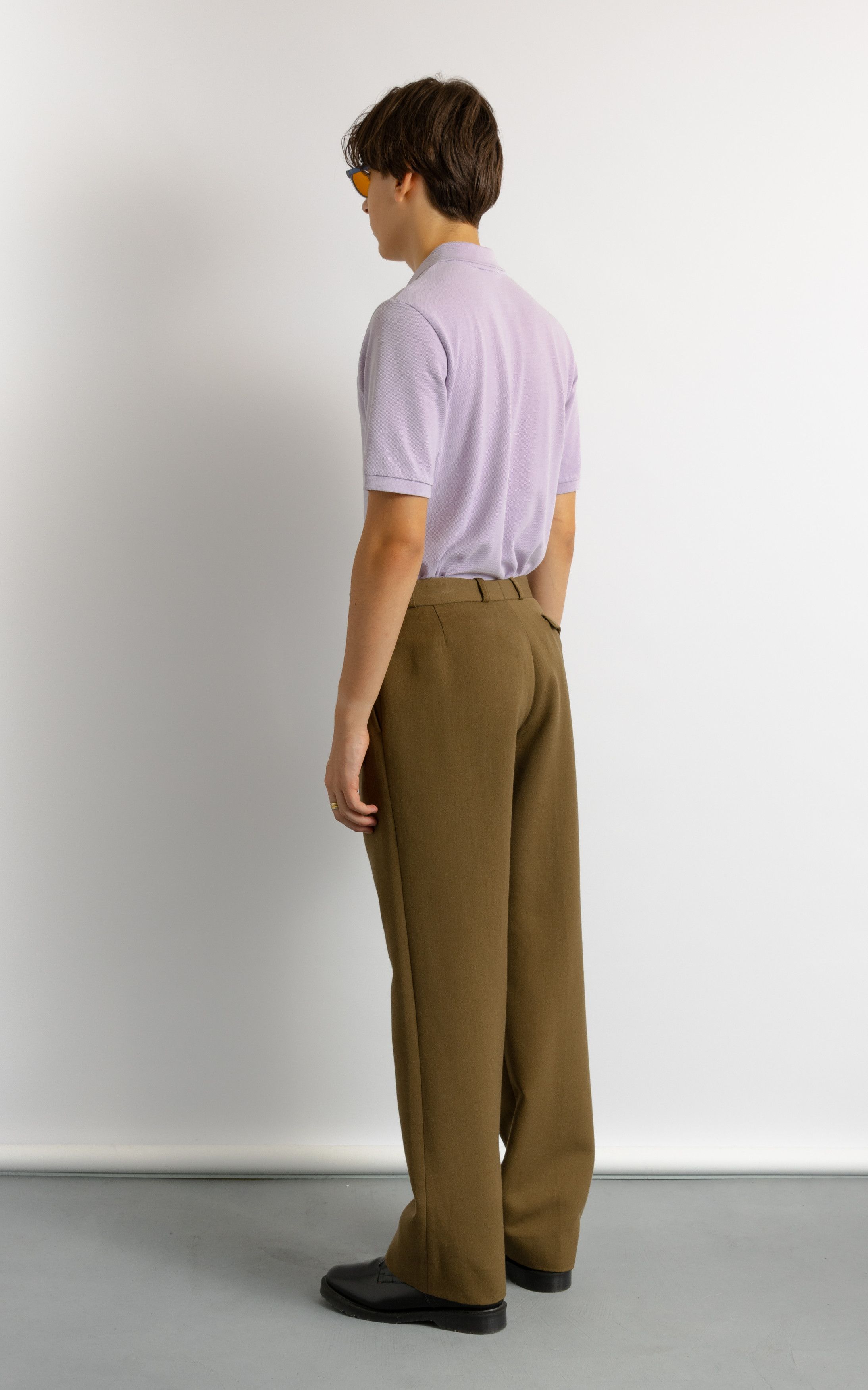 Vintage Men's Vintage 1970s Wool Trousers 32 size 8731 Size US 32 / EU 48 - 3 Thumbnail