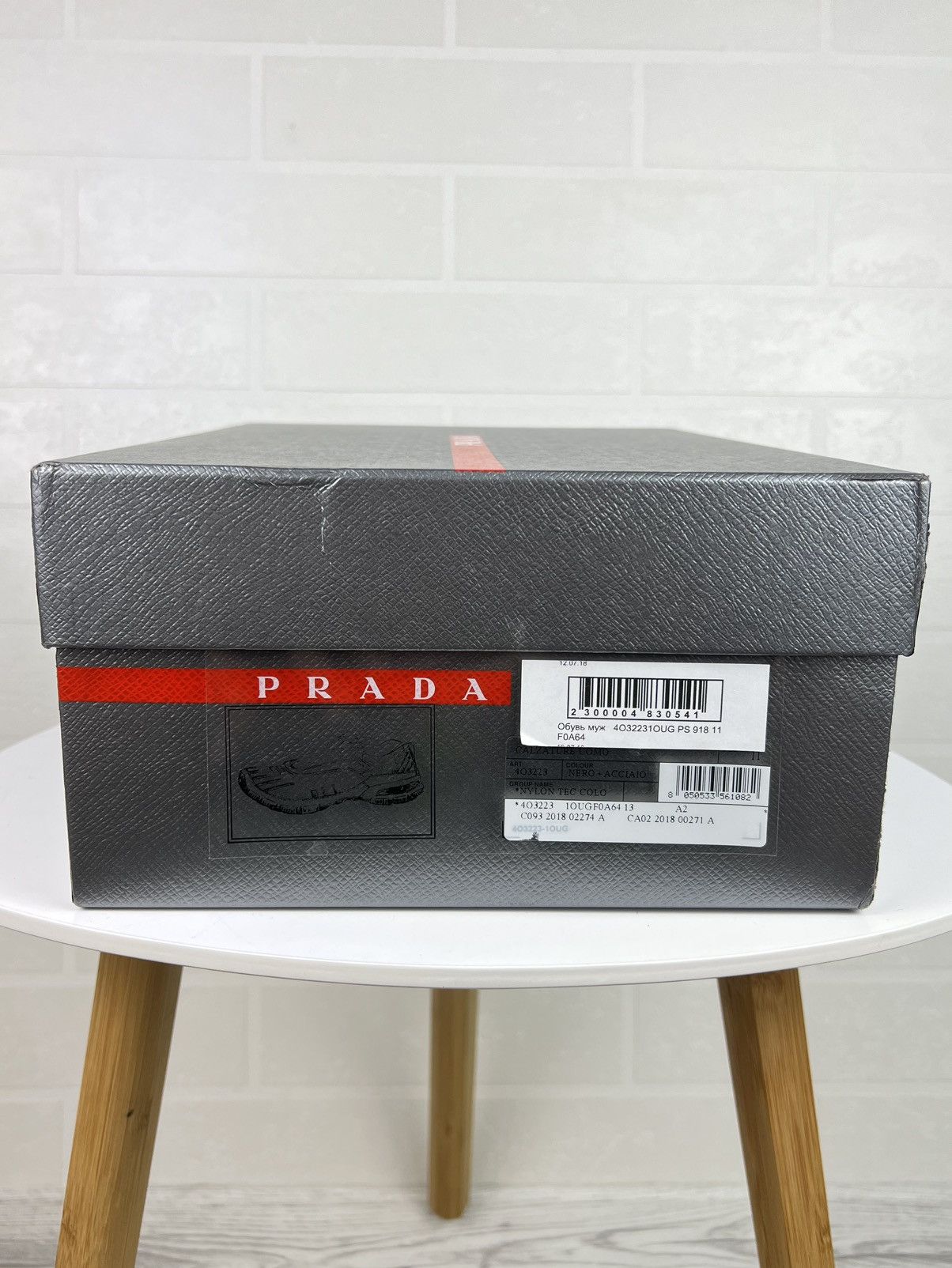 Prada PRADA MILANO Sneakers Low Top CROSSECTION Knit Pattern Shoes Size US 12 / EU 45 - 8 Thumbnail