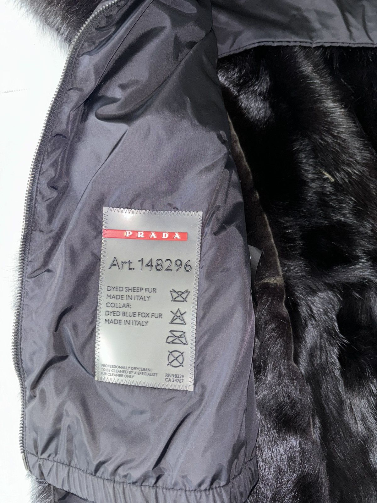 Prada Prada Sport Shearling leather jacket Size XS / US 0-2 / IT 36-38 - 11 Thumbnail