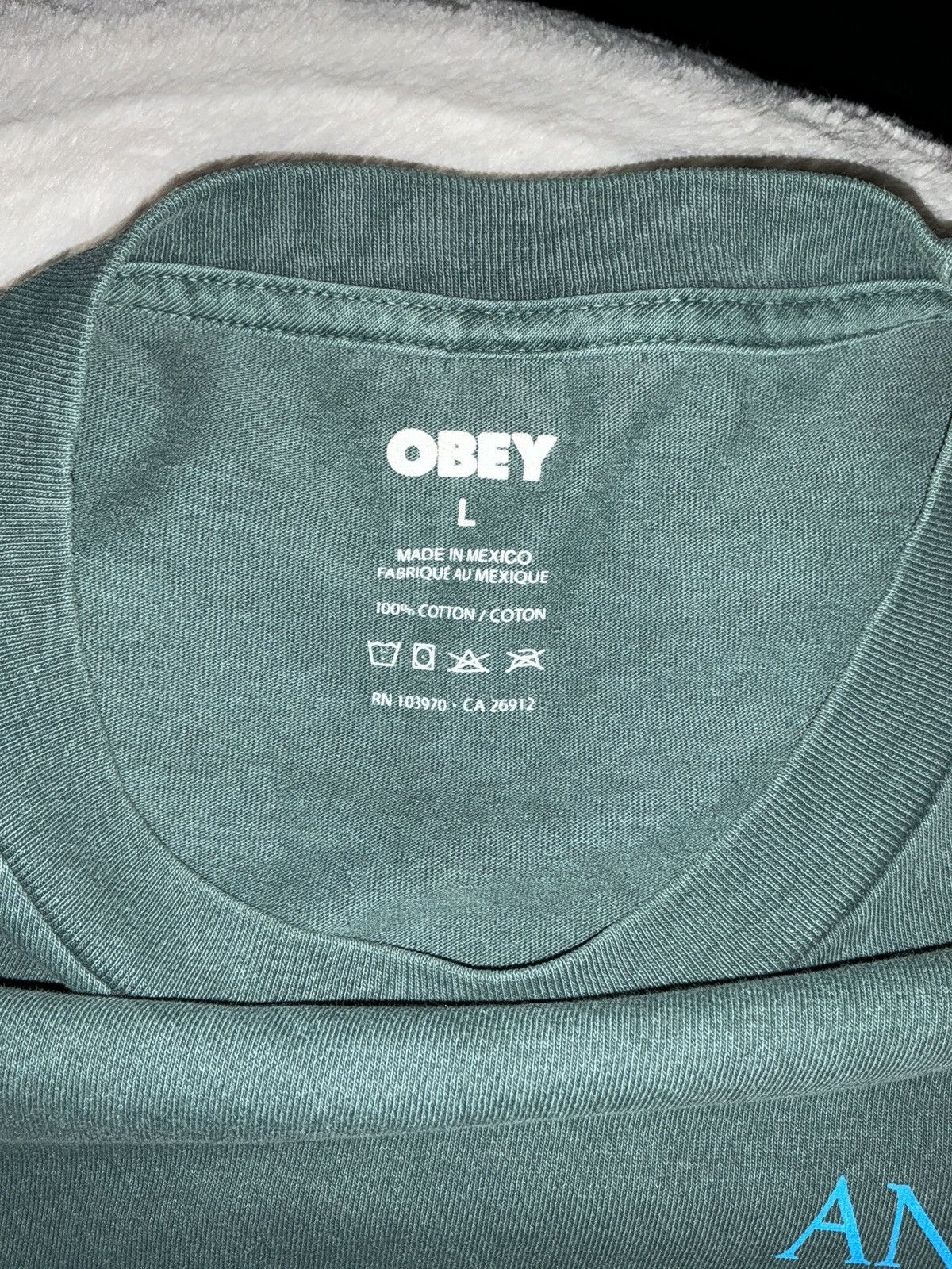 Obey Obey Anarchy & Utopia Size US L / EU 52-54 / 3 - 2 Thumbnail